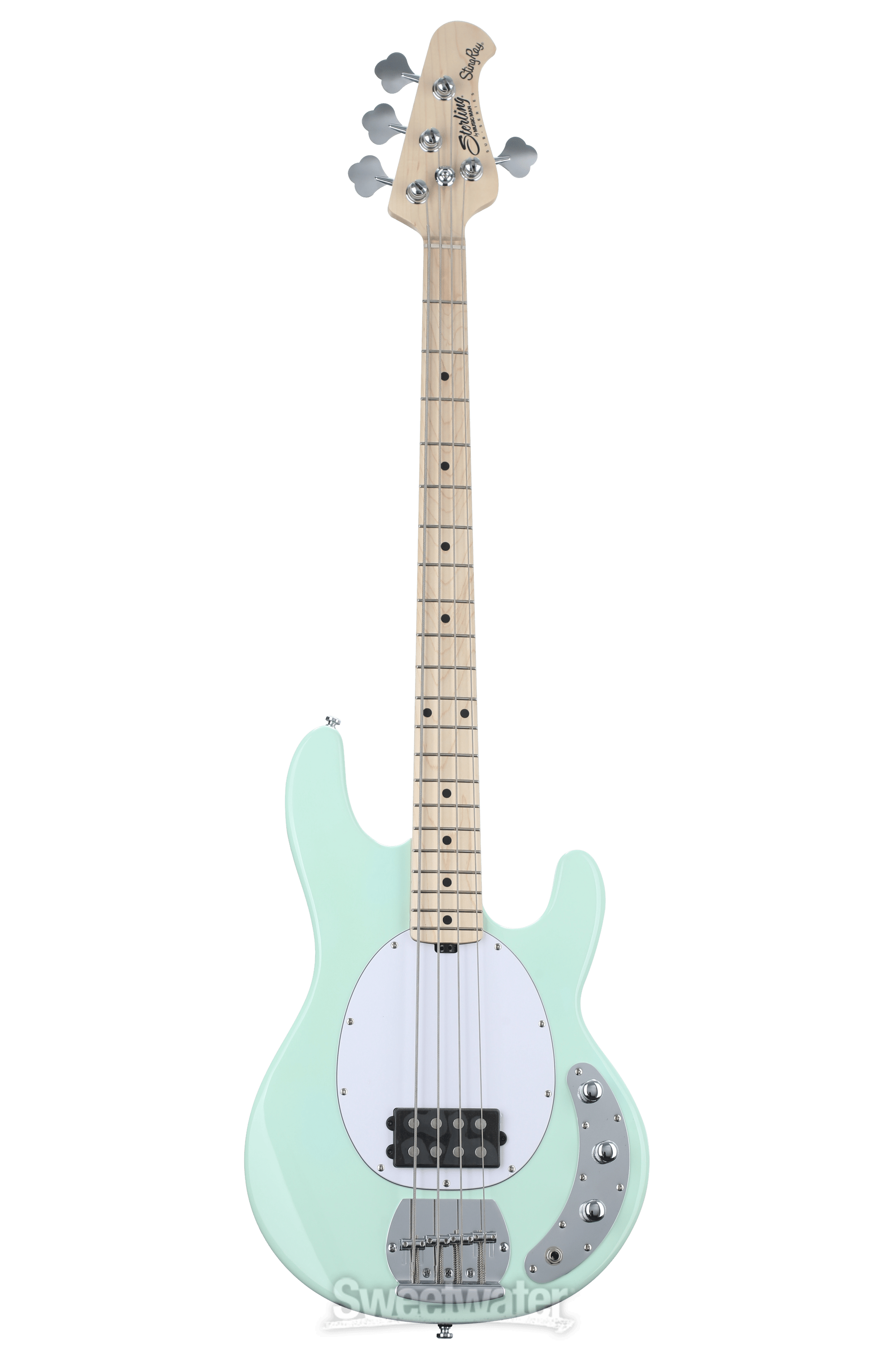 Sterling By Music Man StingRay Ray4 Bass Guitar Mint Green