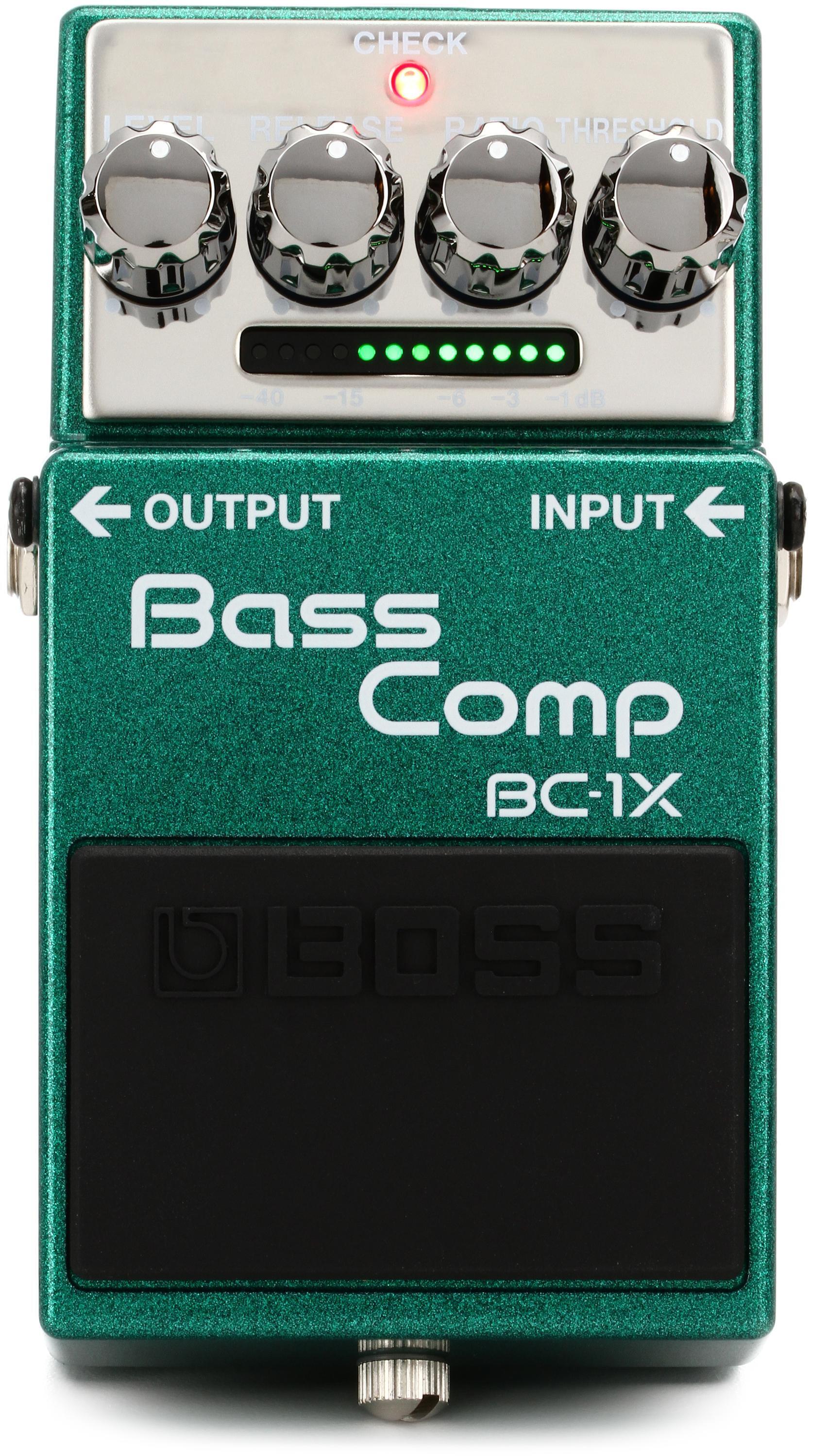 Boss BC-1X Bass Compressor and GEB-7 Bass EQ Pedal Pack | Sweetwater