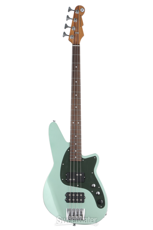 Reverend Mercalli 4 Bass Guitar - Metallic Alpine | Sweetwater