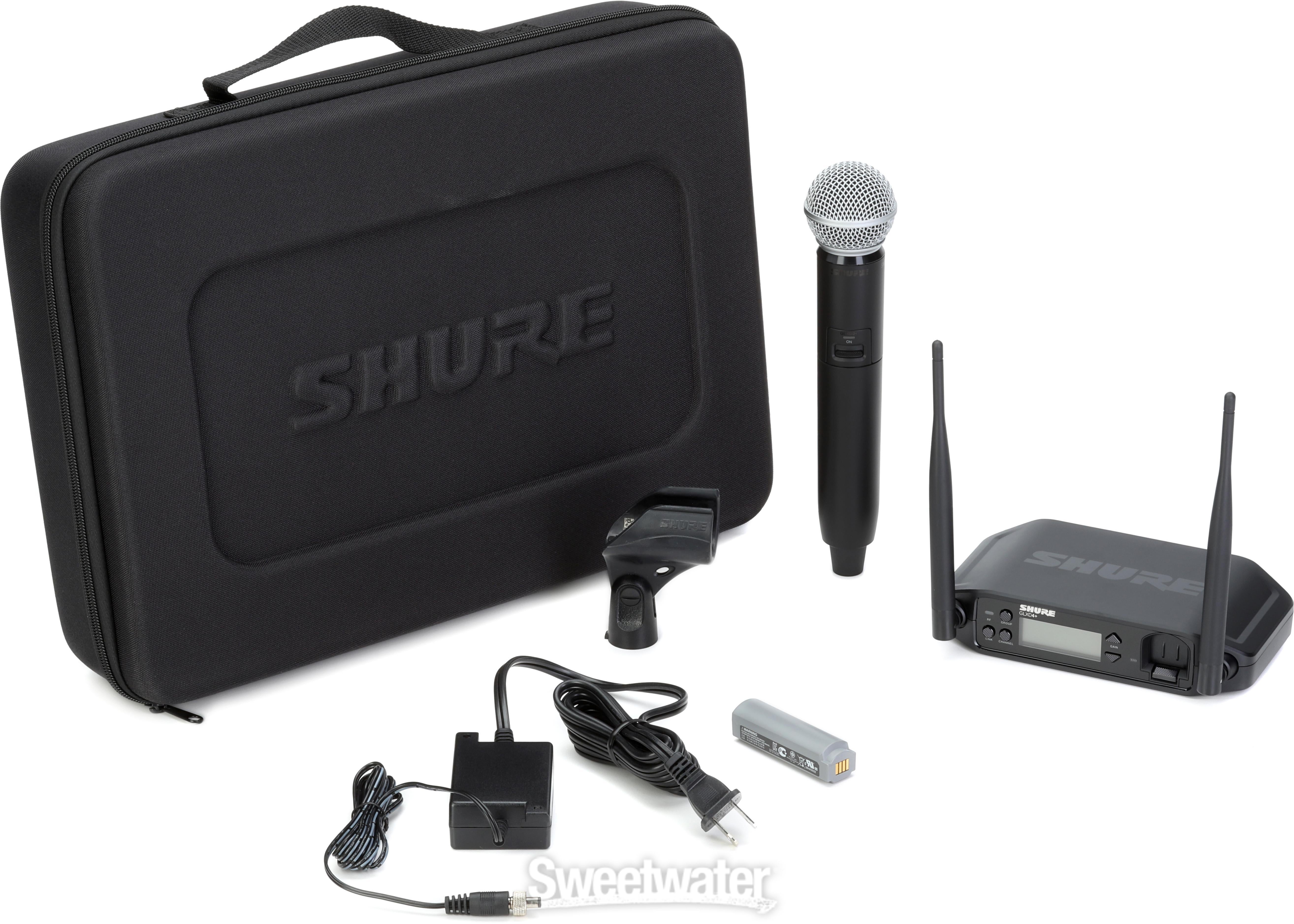 Shure GLXD24+/SM58 Digital Wireless Handheld System with Shure GLXD24+/SM58 Digital Wireless Handheld System with