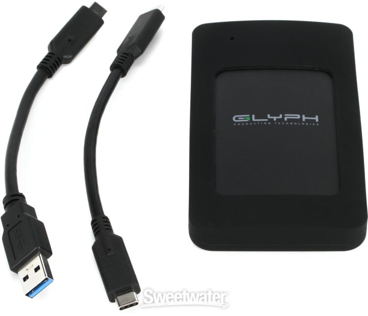 Glyph Atom RAID SSD 4TB USB-C Portable Solid State Drive, Black