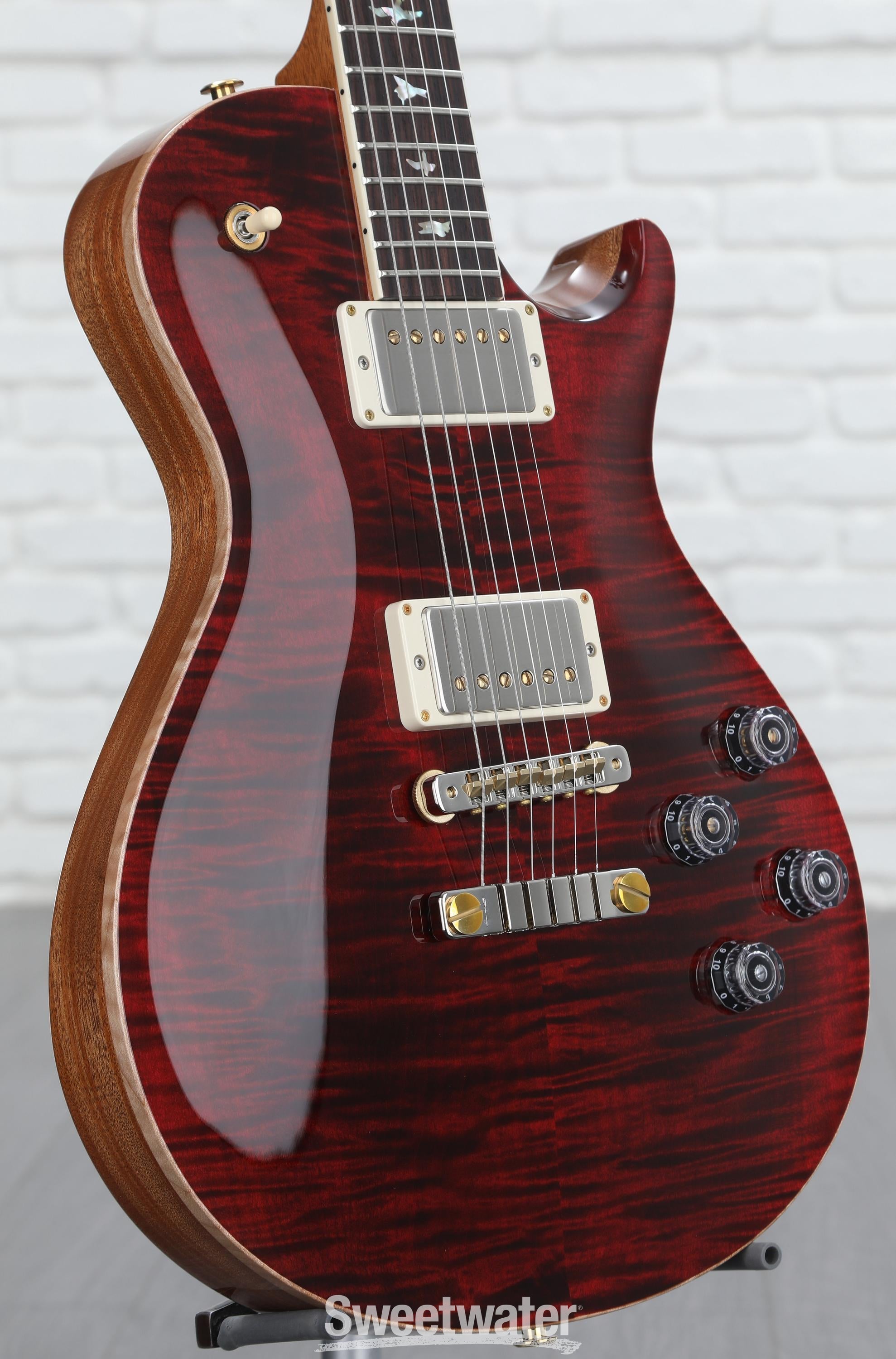 PRS McCarty Singlecut 594 Electric Guitar - Red Tiger, 10-Top