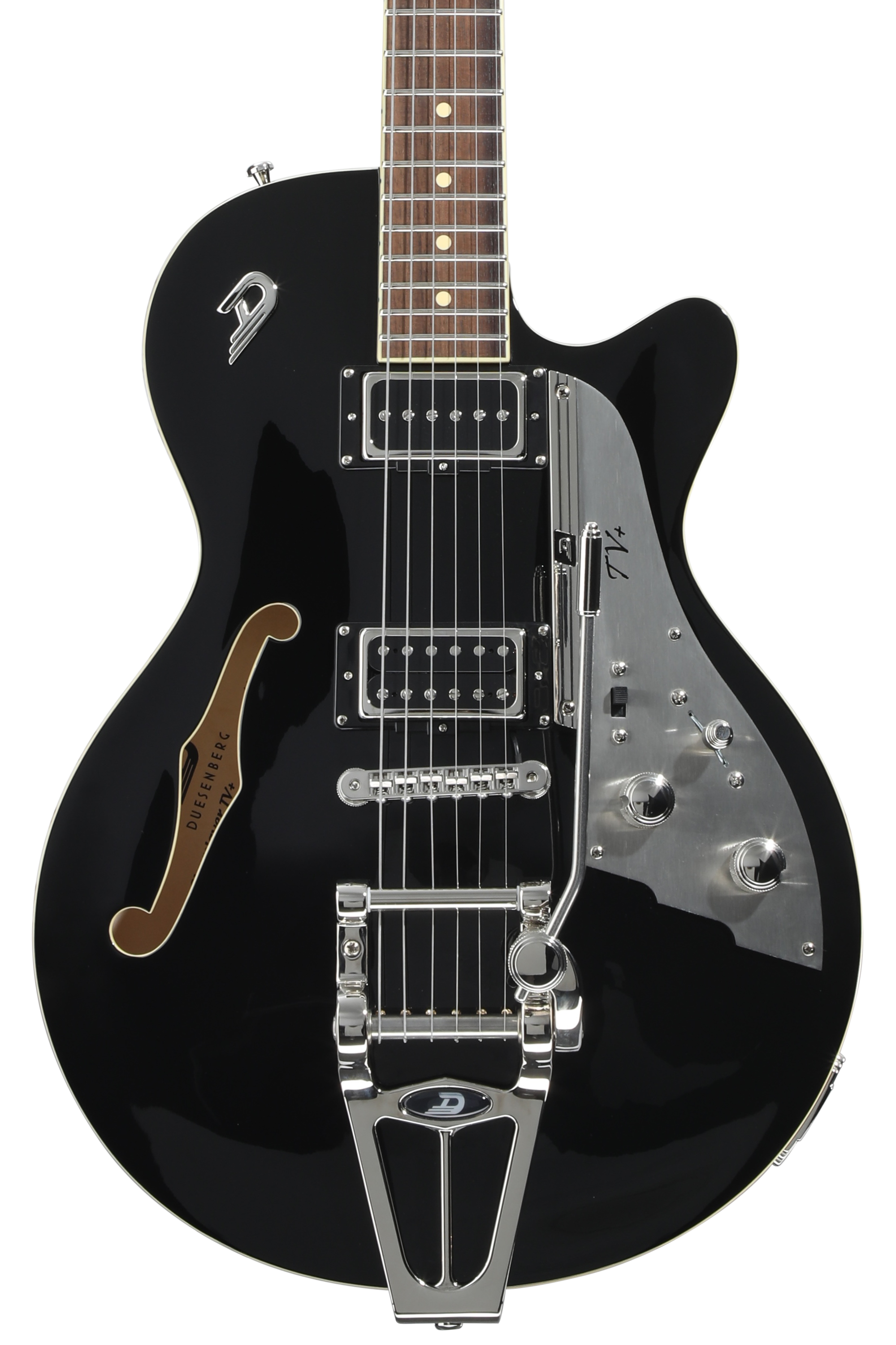 送料込 Dusenberg Starplayer LP Black Duesenberg Starplayer TV - Black Sparkle