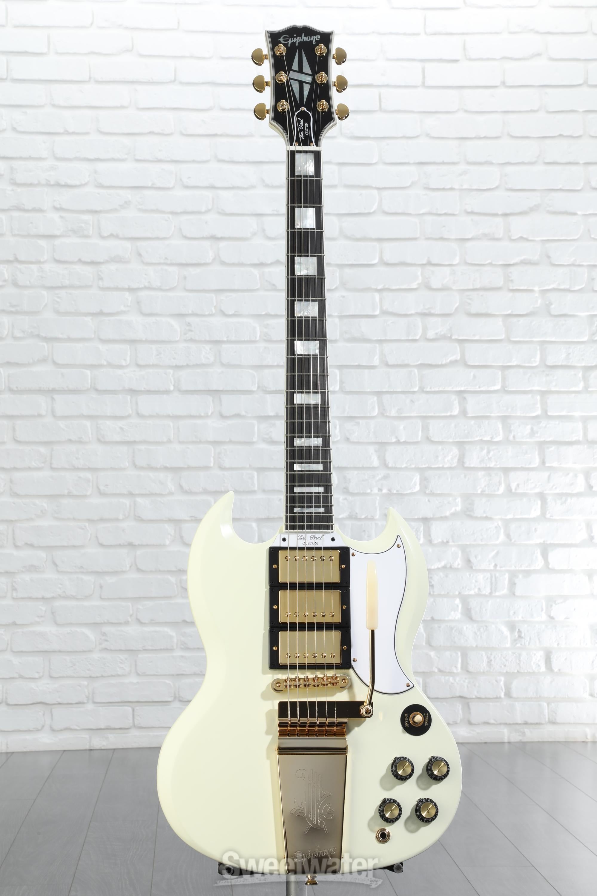 Epiphone 1963 SG Custom Electric Guitar - Classic White VOS
