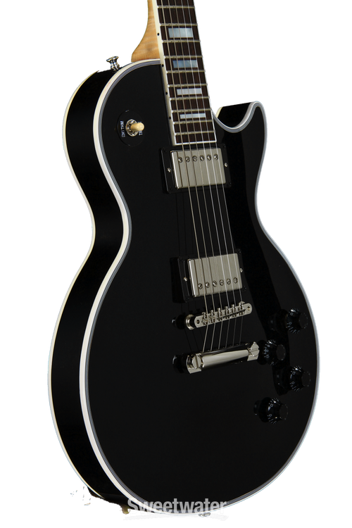 Gibson Custom Sweetwater Les Paul Modern Custom - Ebony, Flamed Maple Neck