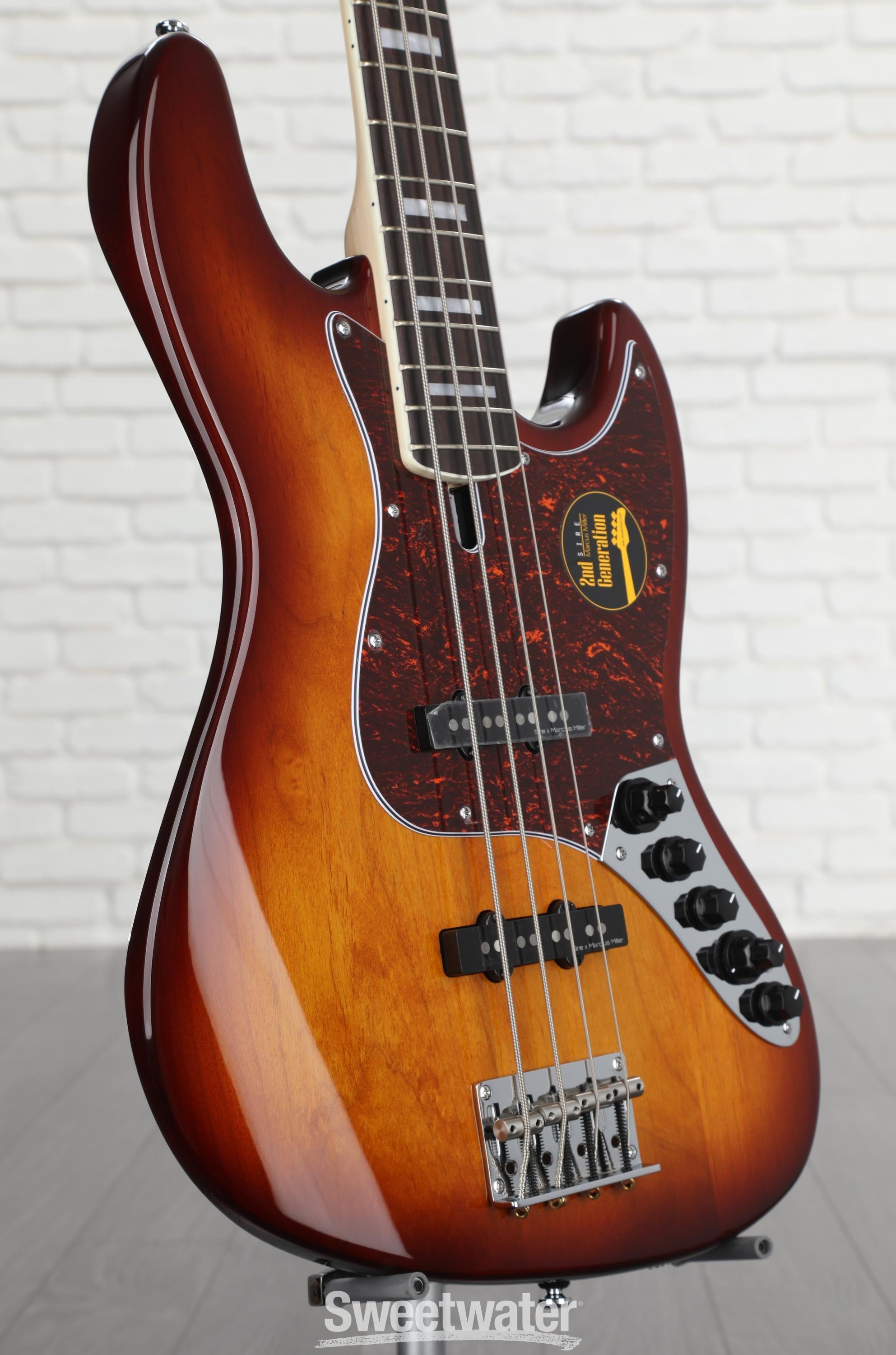 Sire Marcus Miller V7 Alder 4-string Bass Guitar - Tobacco Sunburst 