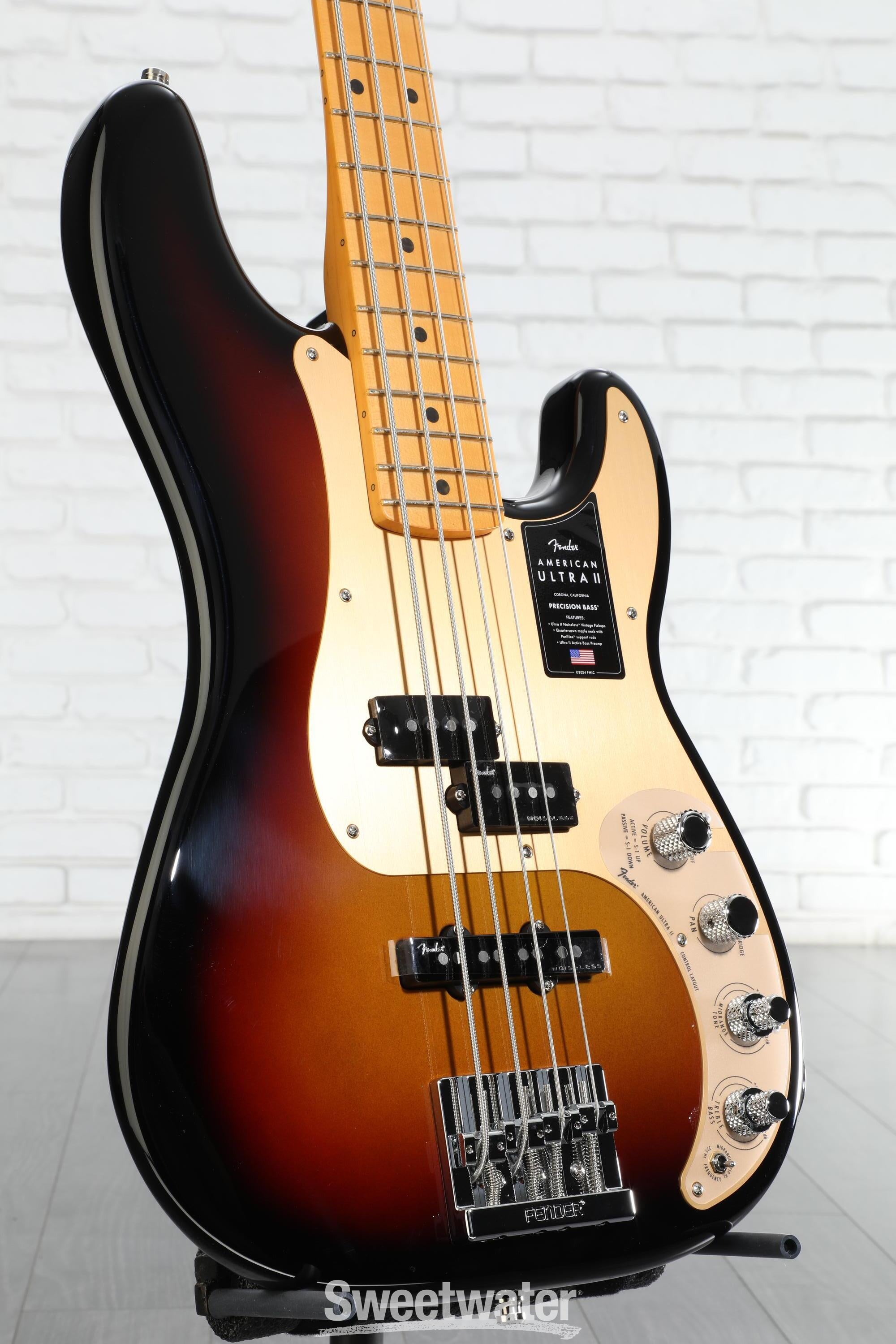 Fender American Ultra II Precision Bass - Ultraburst | Sweetwater