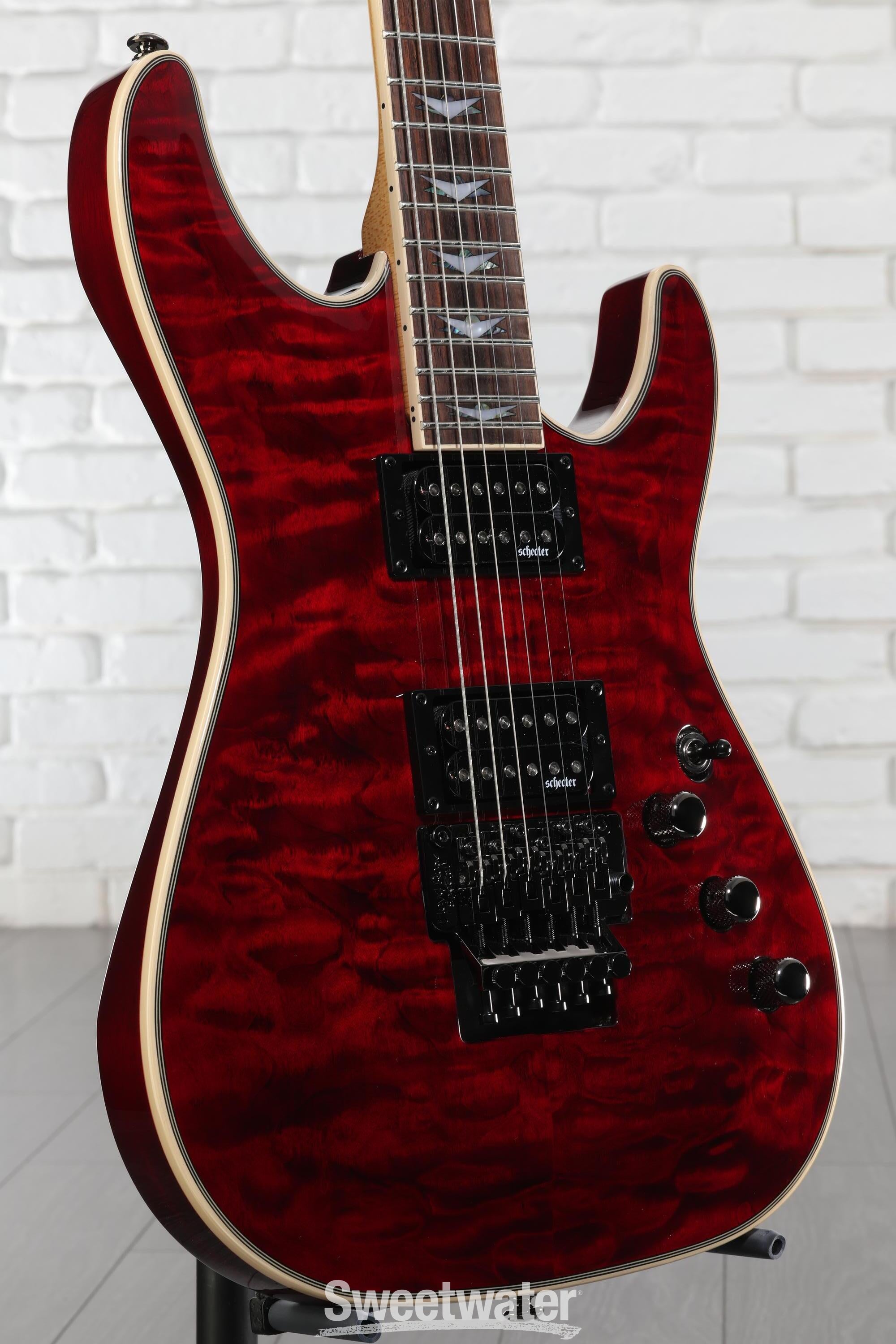 Schecter Omen Extreme-6 FR Electric Guitar - Black Cherry | Sweetwater