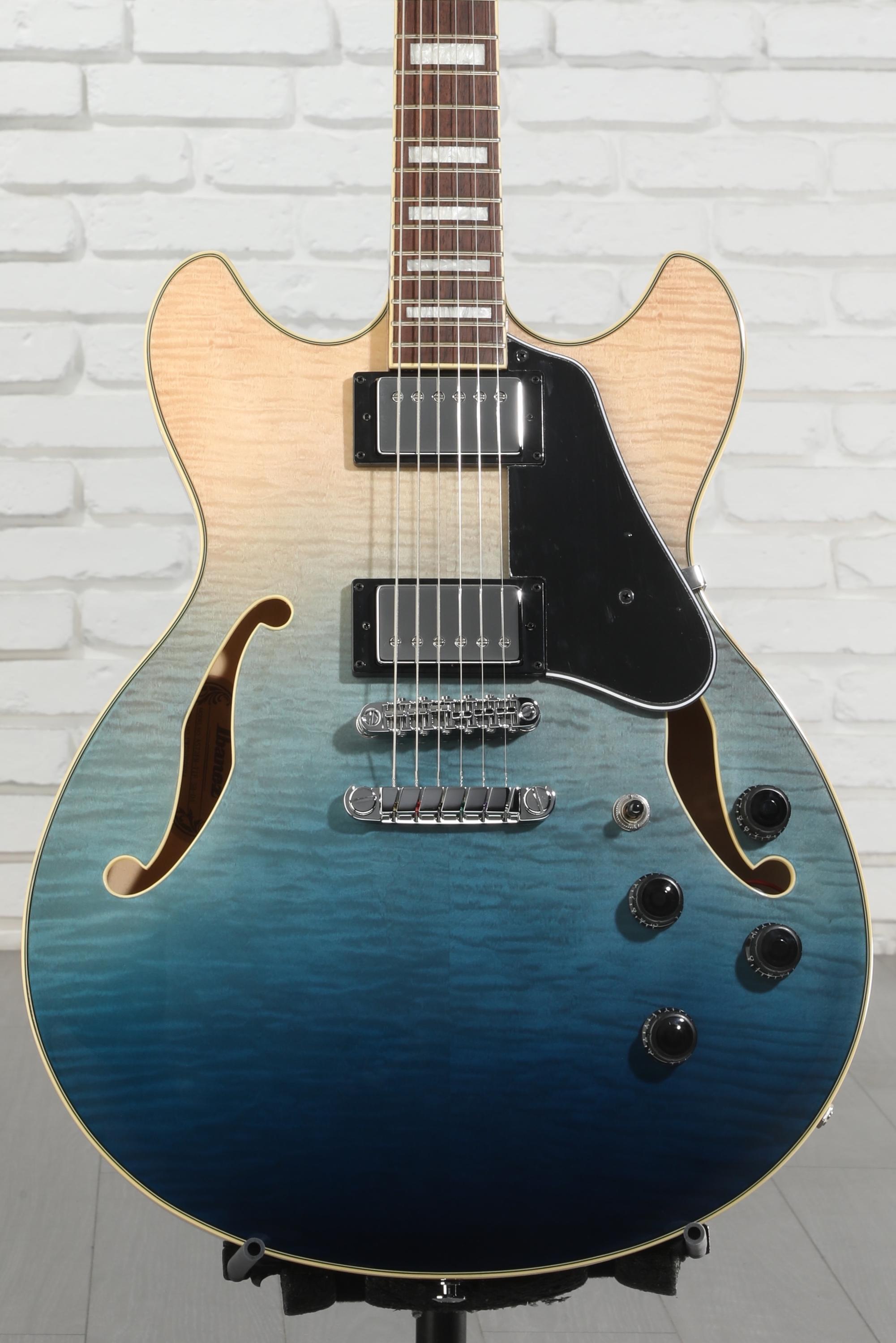 Ibanez Artcore AS73FM Semi-Hollow Electric Guitar - Transparent