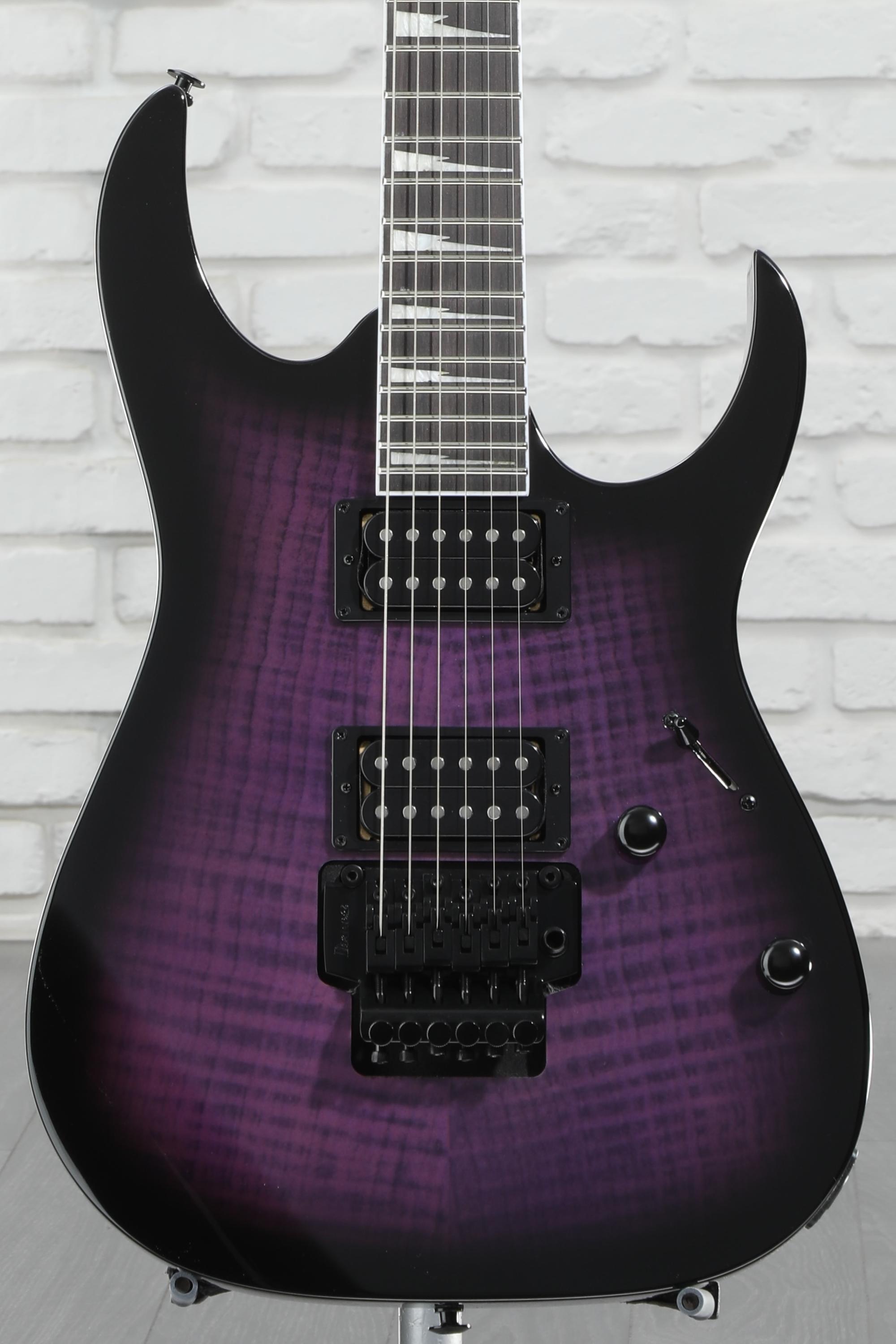 Ibanez Gio RG320FAT Electric Guitar - Transparent Violet Sunburst ...