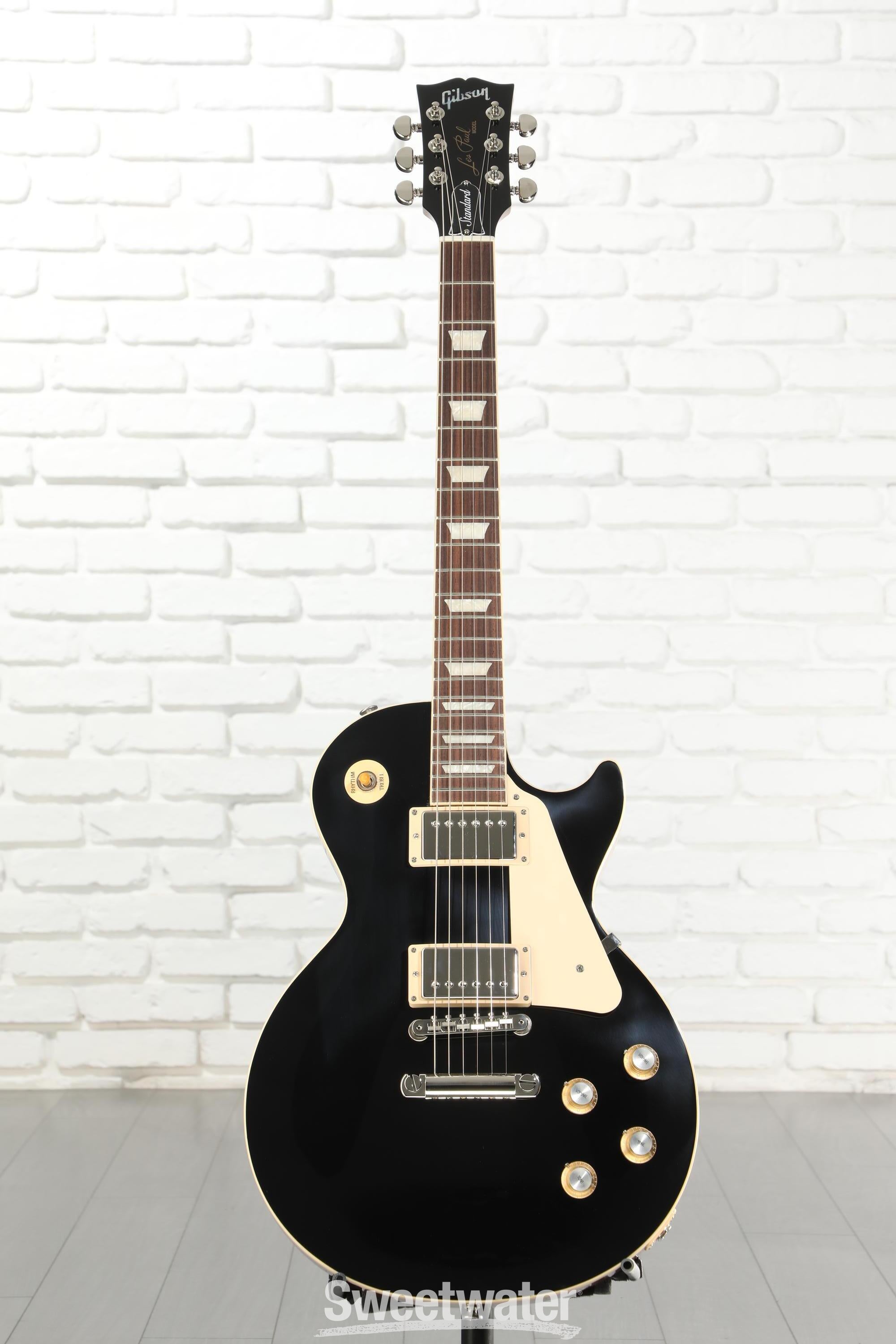 Gibson Les Paul Standard '60s Plain Top Electric Guitar - Ebony