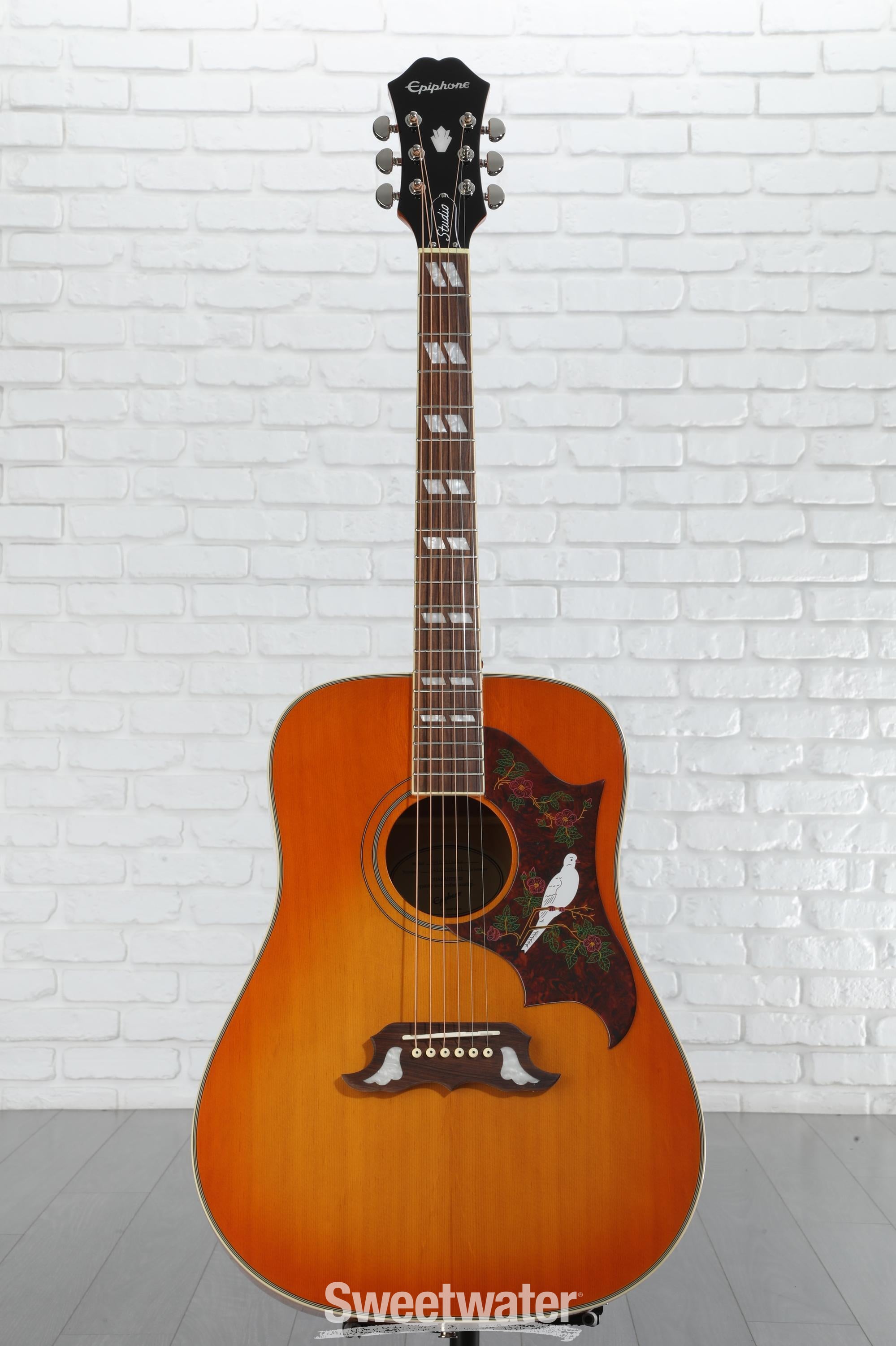 Epiphone Dove Studio Acoustic-electric Guitar - Violin Burst