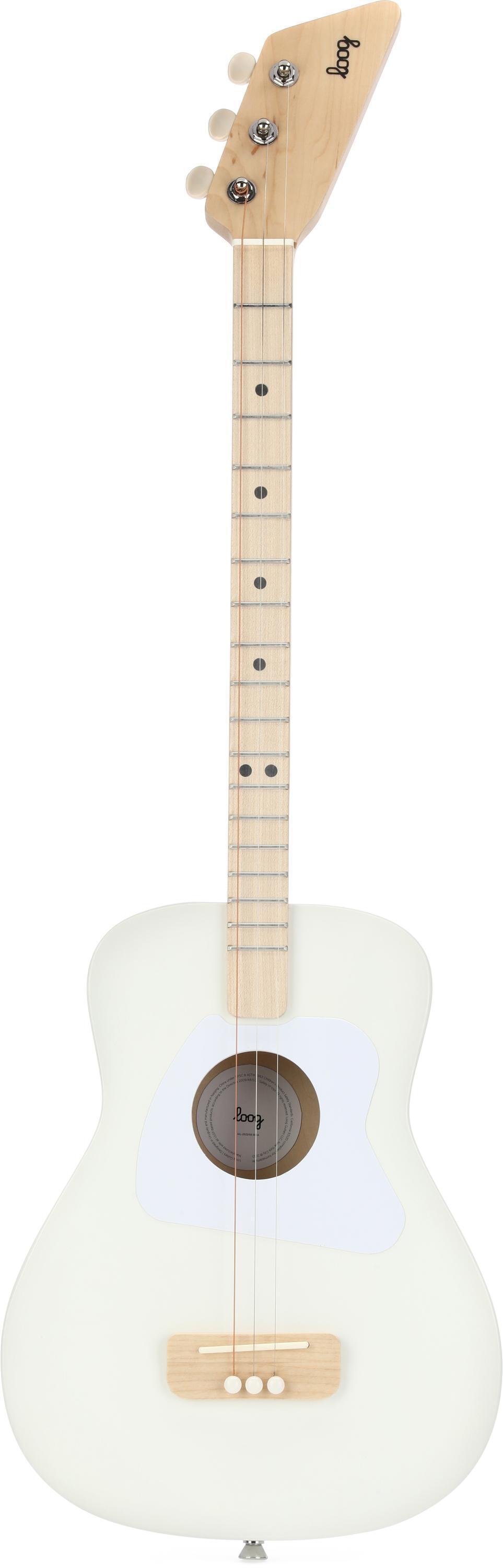 Loog ( ルーグ ) Pro Acoustic White 3弦ギター Loog Guitars Pro Acoustic Guitar - White | Sweetwater