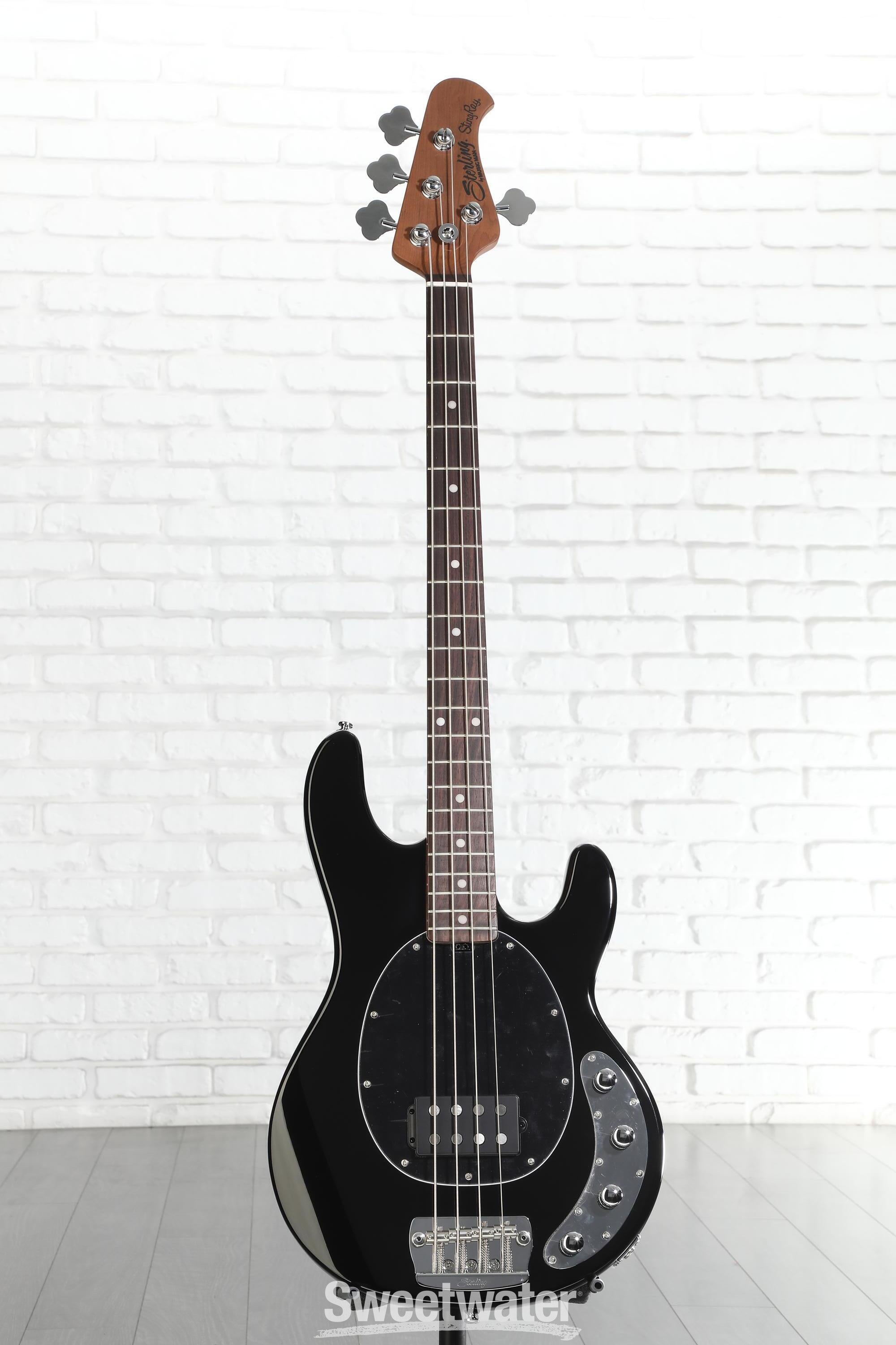 Sterling By Music Man StingRay RAY34 Bass Guitar - Black | Sweetwater