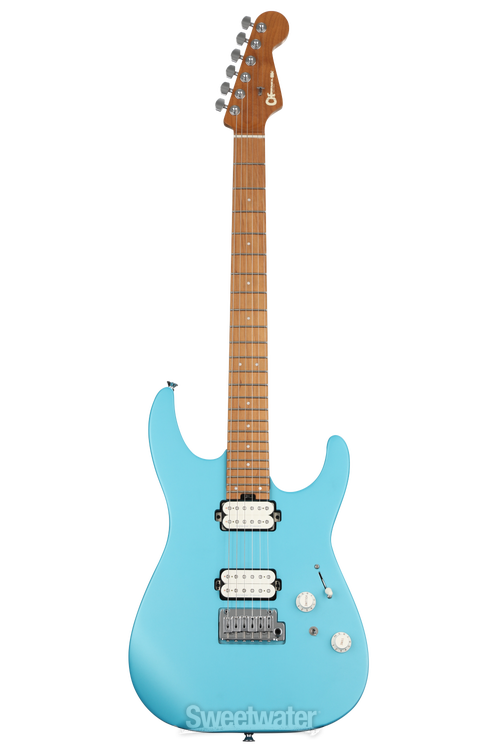 Pro-Mod DK24 HH 2PT Electric Guitar - Matte Blue Frost - Sweetwater