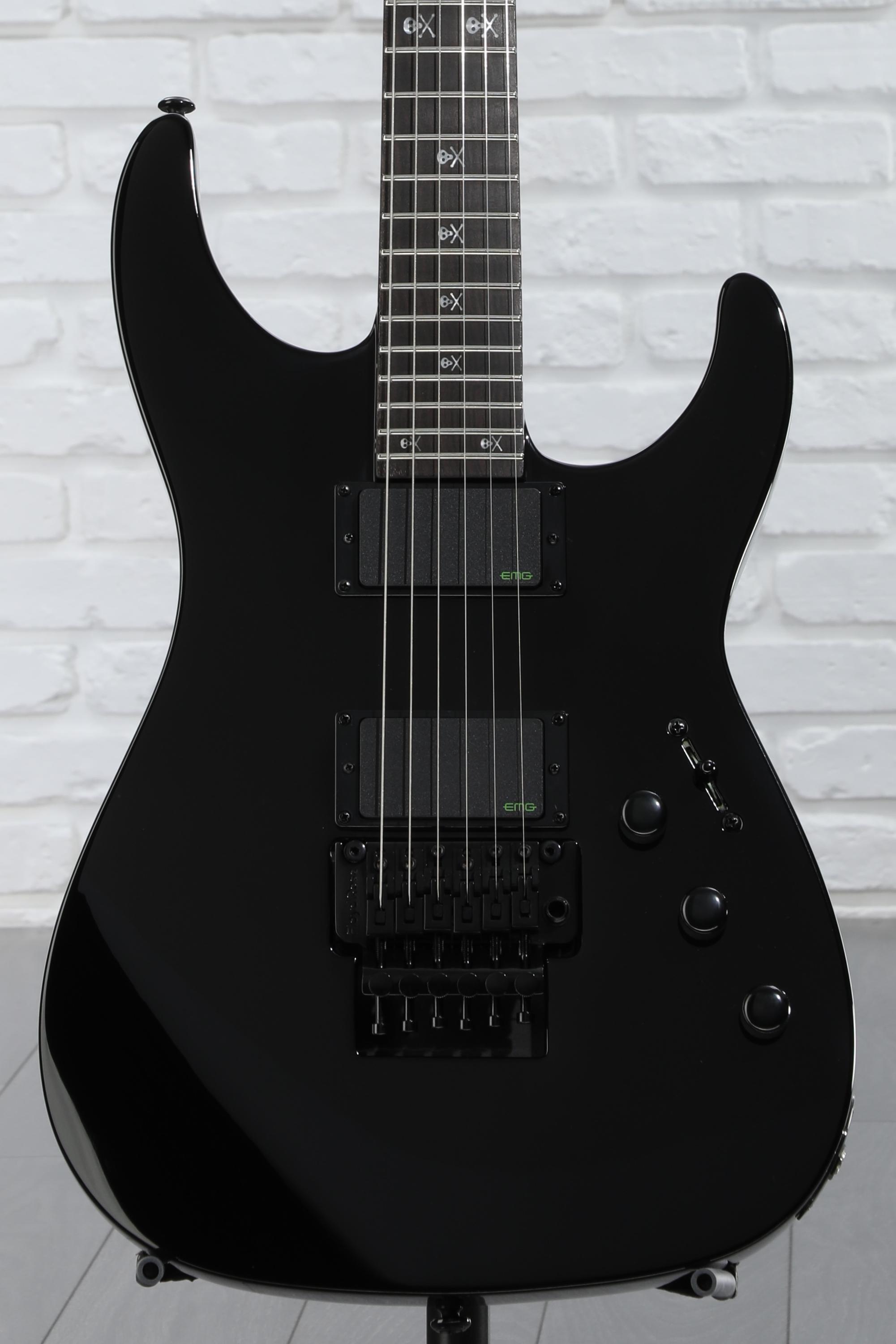 LTD KH-602 Black エレキギター ソフトケース付き ESP LTD Kirk Hammett Signature KH-602 - Black | Sweetwater