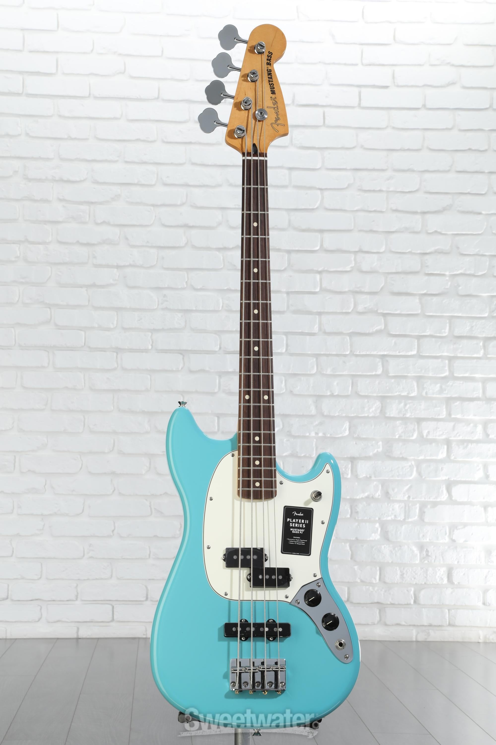 Fender Player II Mustang Bass PJ - Aquatone Blue with