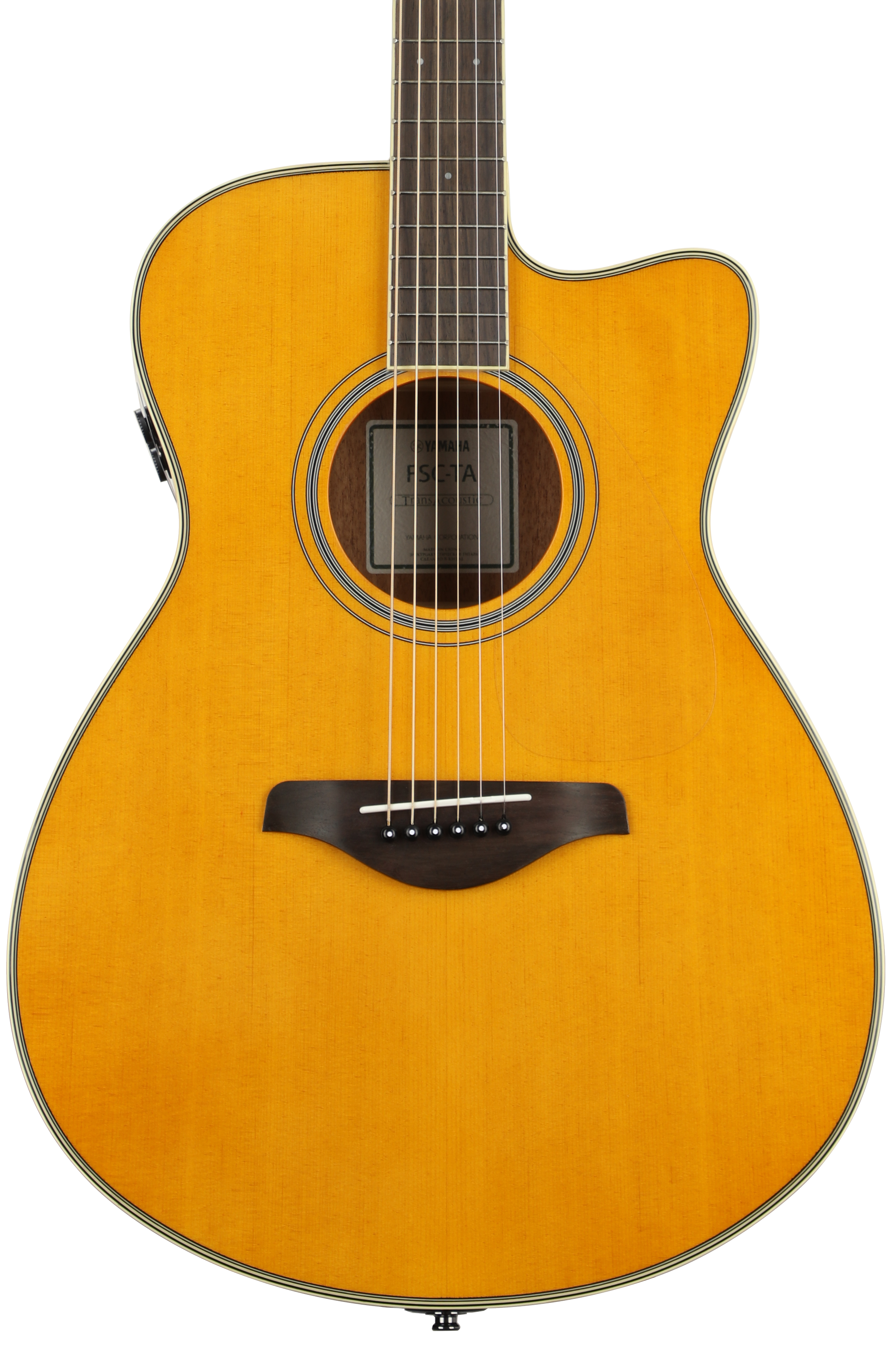 【値下げ可】　YAMAHA FSC-TA トランスアコースティックギター　レッド YAMAHA (ヤマハ) トランスアコースティックギター FSC-TA (RR