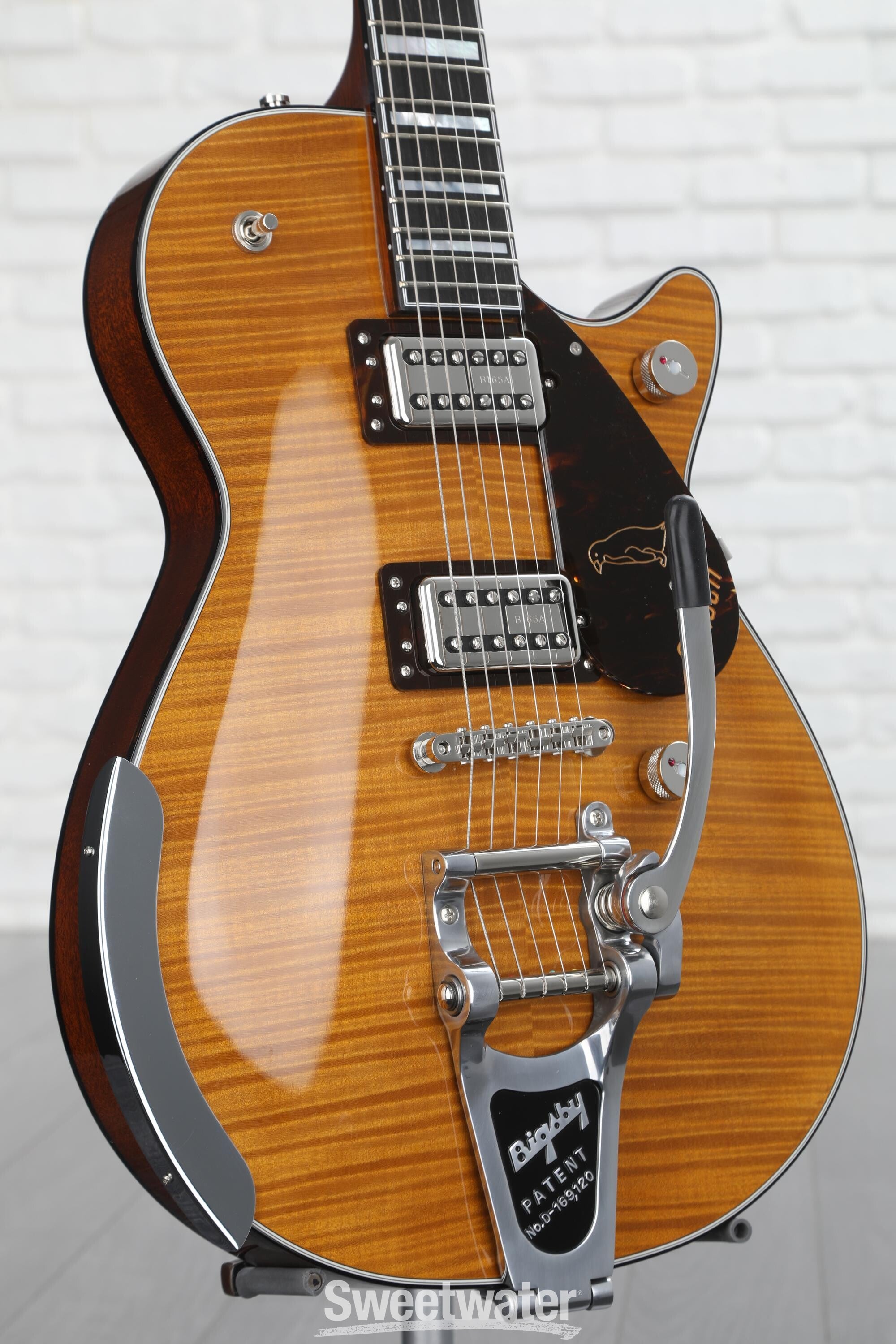 Gretsch G6134TFM-NH Nigel Hendroff Signature Penguin - Amber