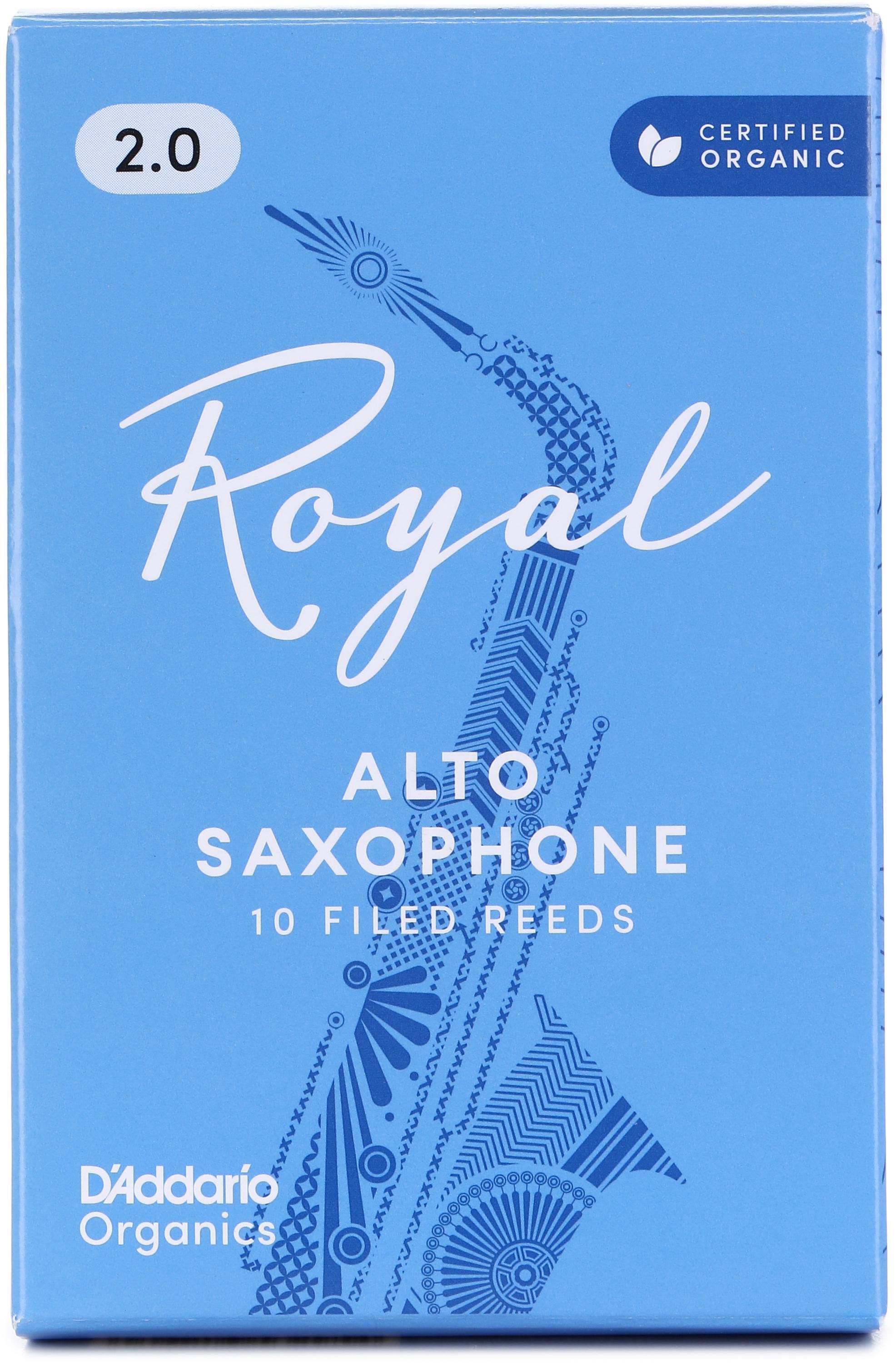 Photo of D'Addario Royal Alto Saxophone Reeds - 2.0 (10-pack)