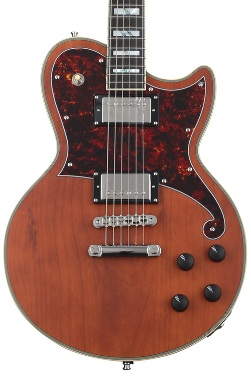 D'Angelico Deluxe Atlantic Baritone Electric Guitar - Satin