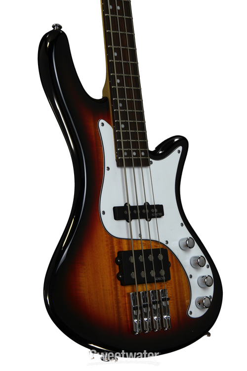 Schecter Stiletto Vintage - 3-tone Sunburst, 4-string | Sweetwater