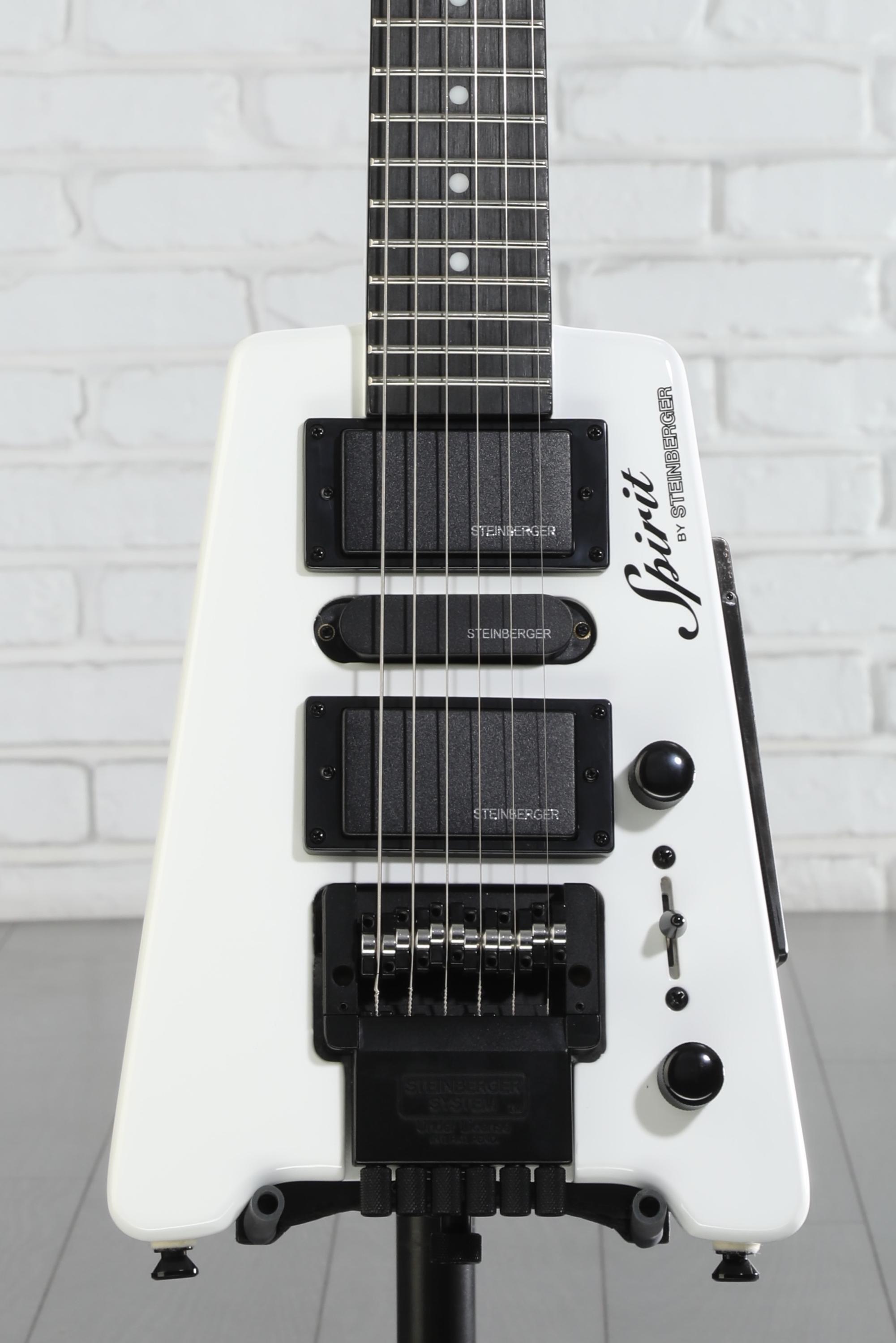 Steinberger Spirit GT-PRO Deluxe Electric Guitar - White | Sweetwater