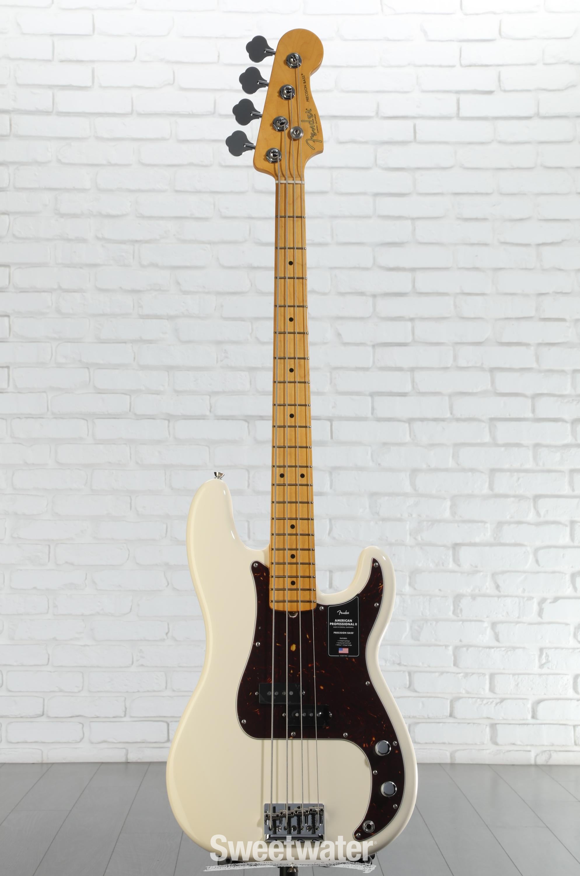 ベース American Professional II Precision Bass Fender American Professional II Precision Bass - Black with