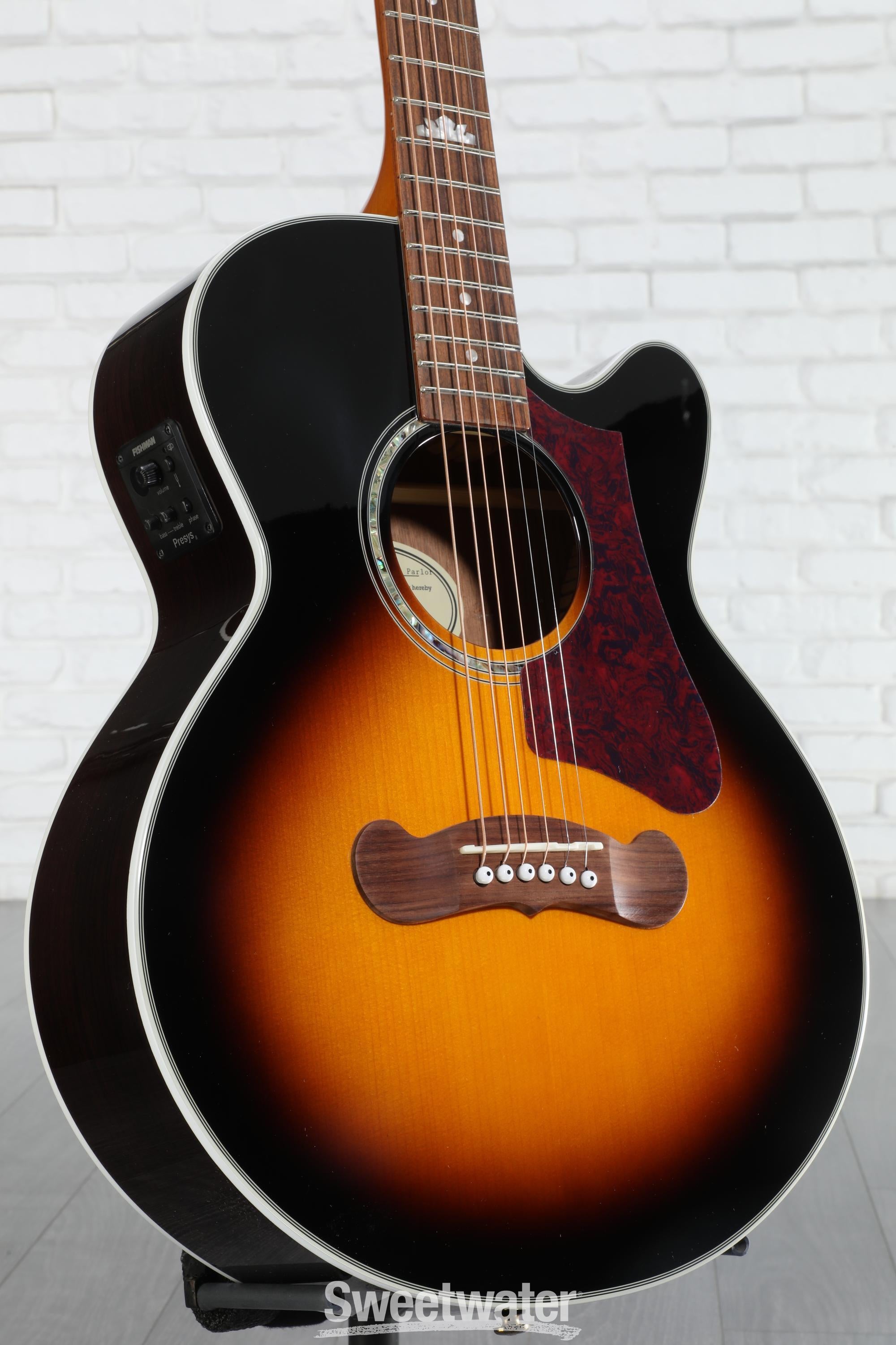 Epiphone J-200 EC Studio Parlor Acoustic-Electric Guitar - Vintage