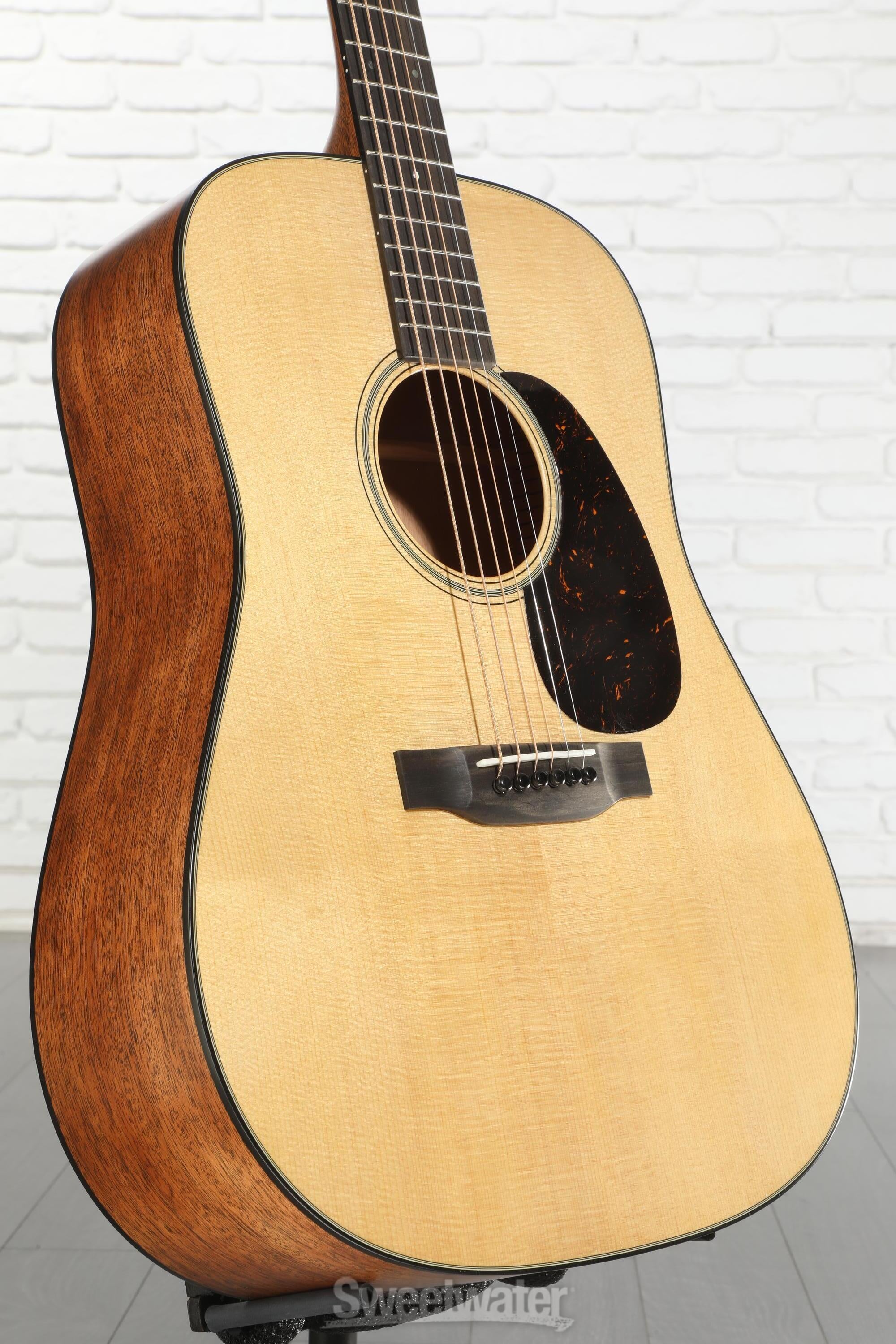 Martin D-18 Satin Standard Series Acoustic Guitar - Satin Natural