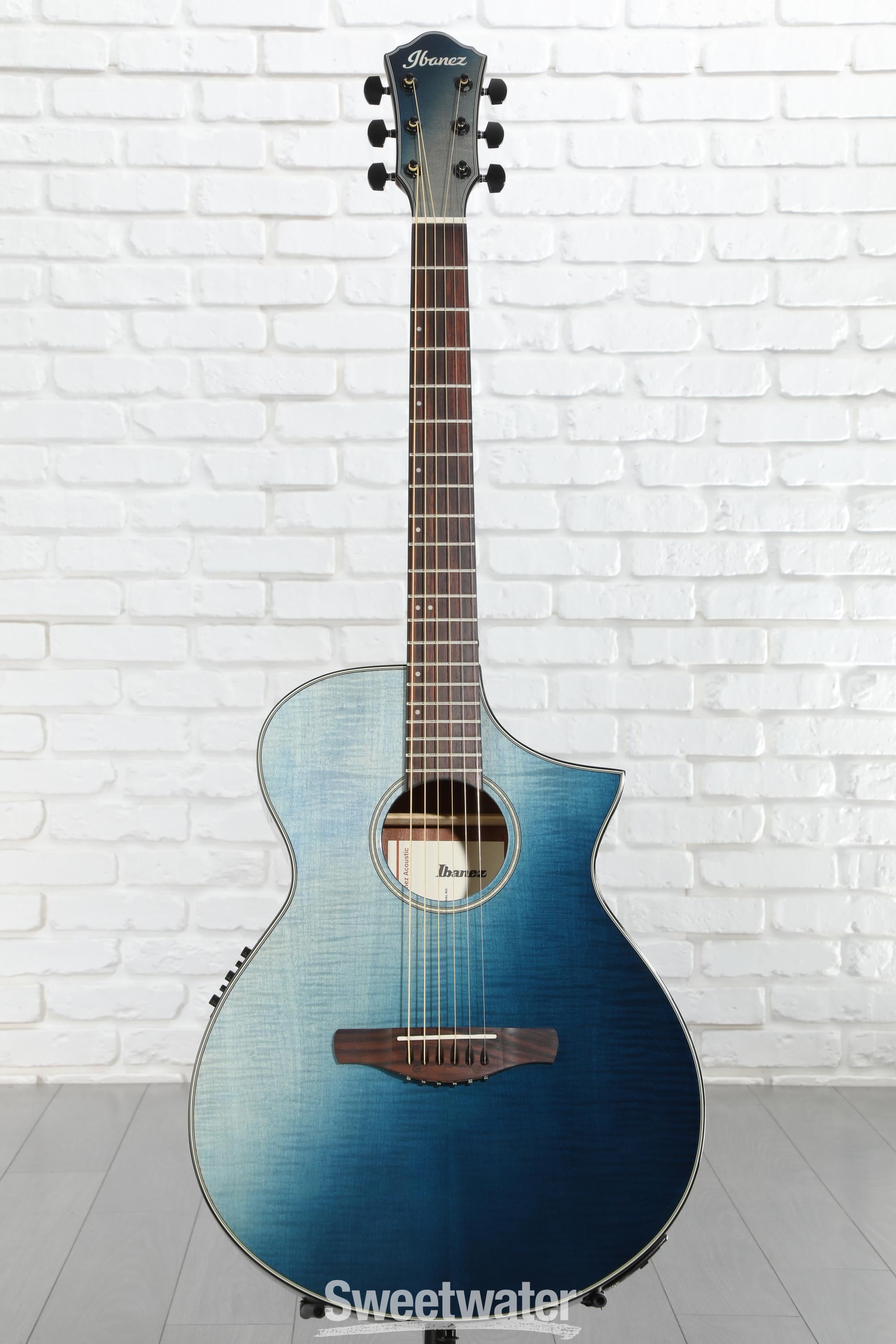Ibanez AEWC32FM Acoustic-Electric Guitar - Indigo Sunset Fade