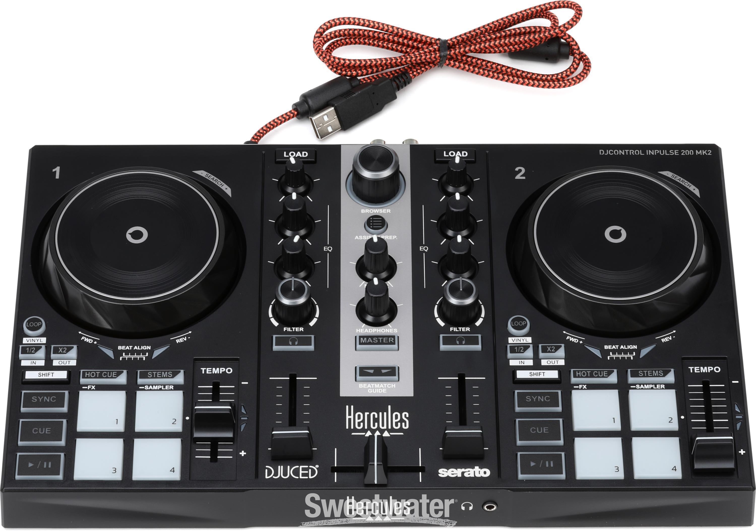 Hercules DJ DJControl Inpulse 200 mk2 2-channel DJ Controller