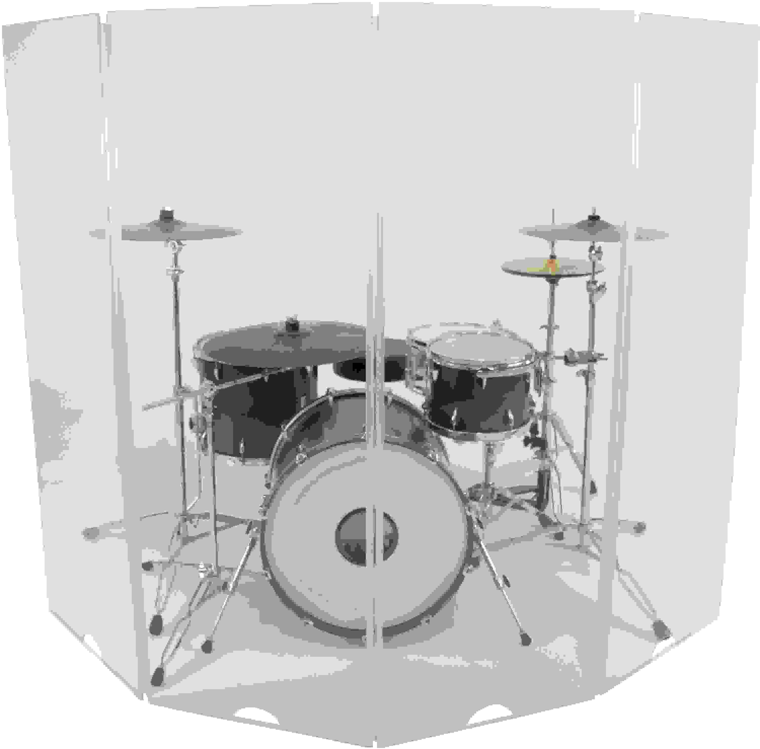 Sound Shields VDS-4-K 5.5 foot Tall 8 foot Wide 4 Section Acrylic Shield System