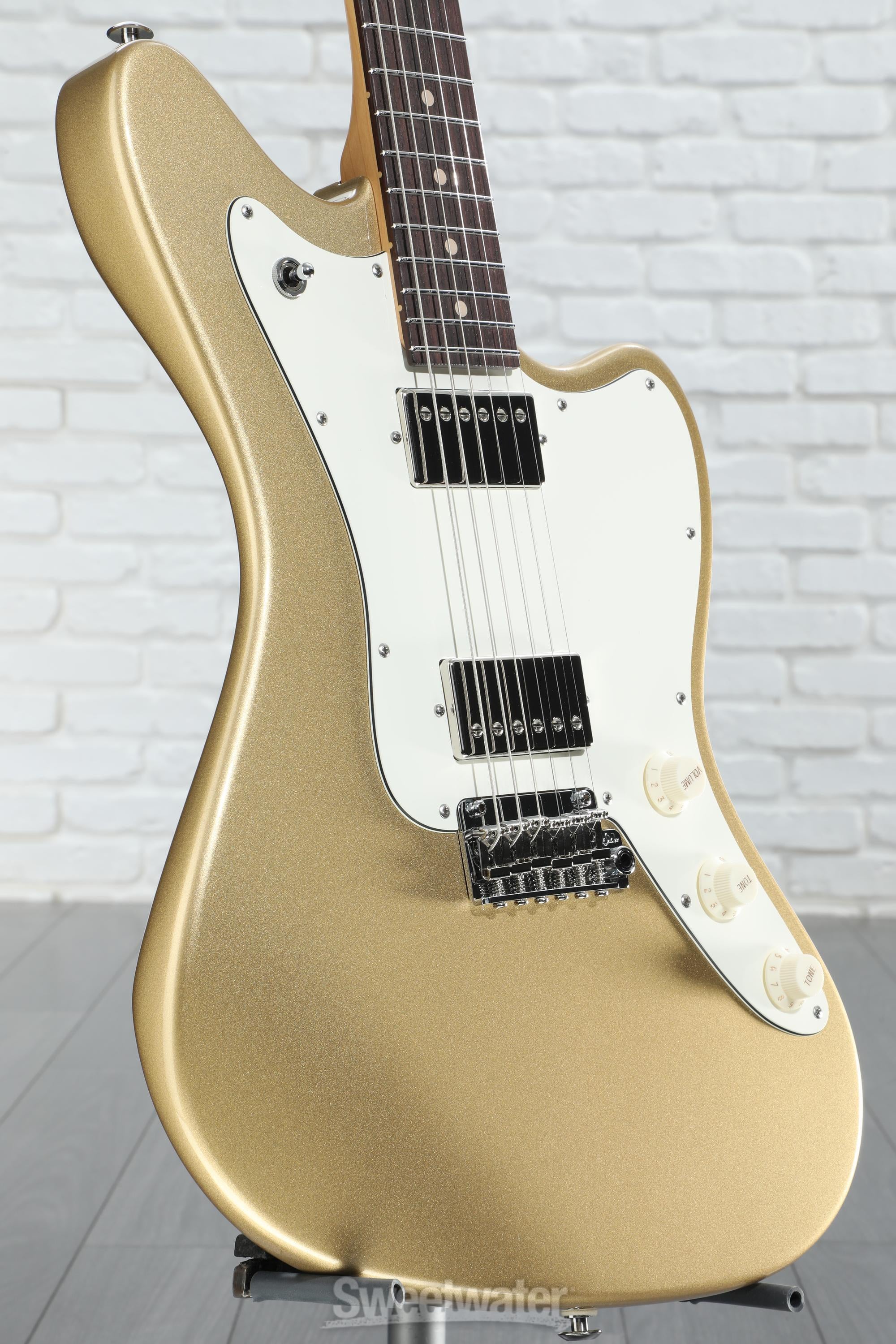 Suhr Classic JM HH Electric Guitar with Tremolo - Gold | Sweetwater