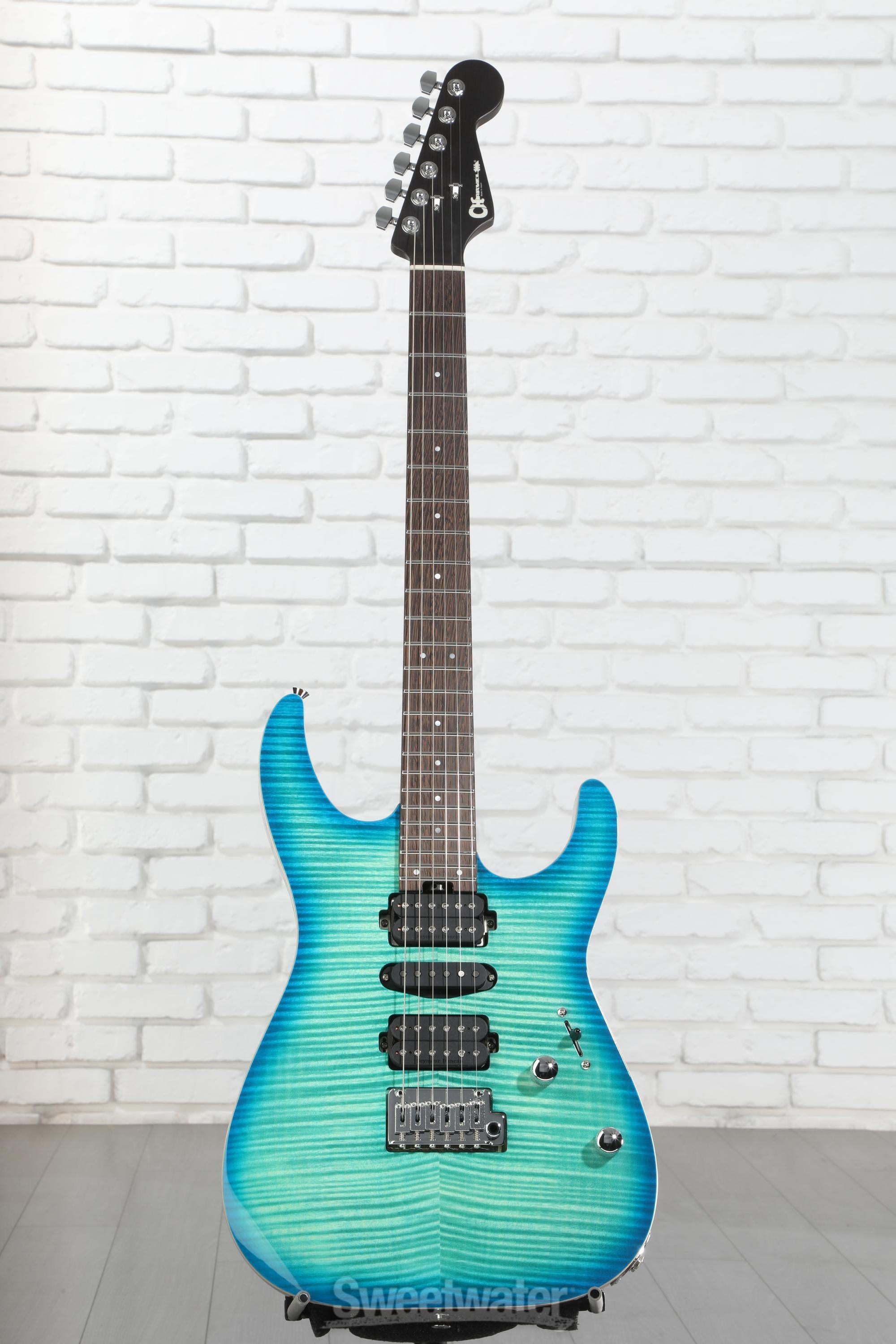 Charvel MJ DK24 HSH 2PT Electric Guitar - Caribbean Burst