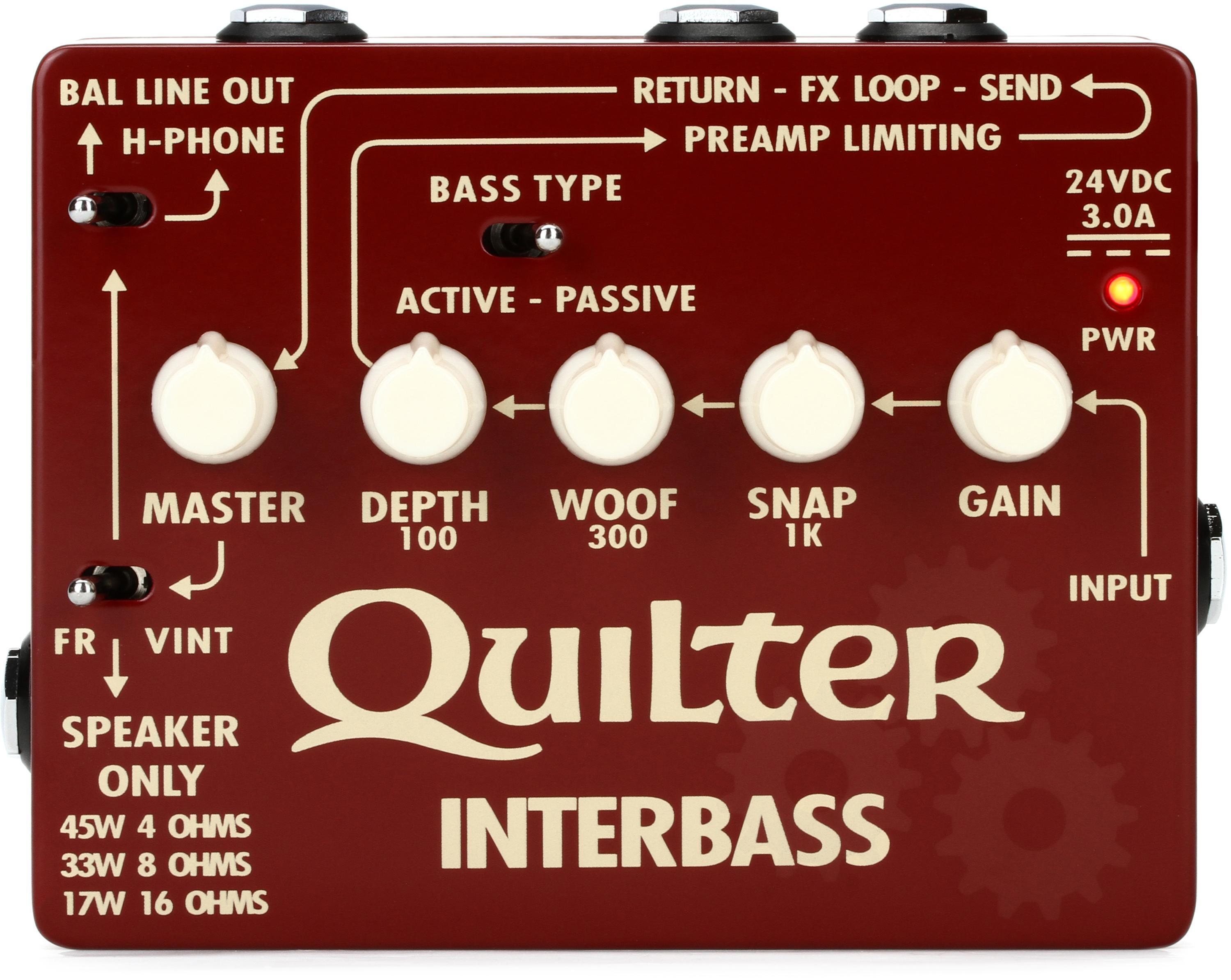 Quilter Labs Interbass 45-watt Bass Head | Sweetwater