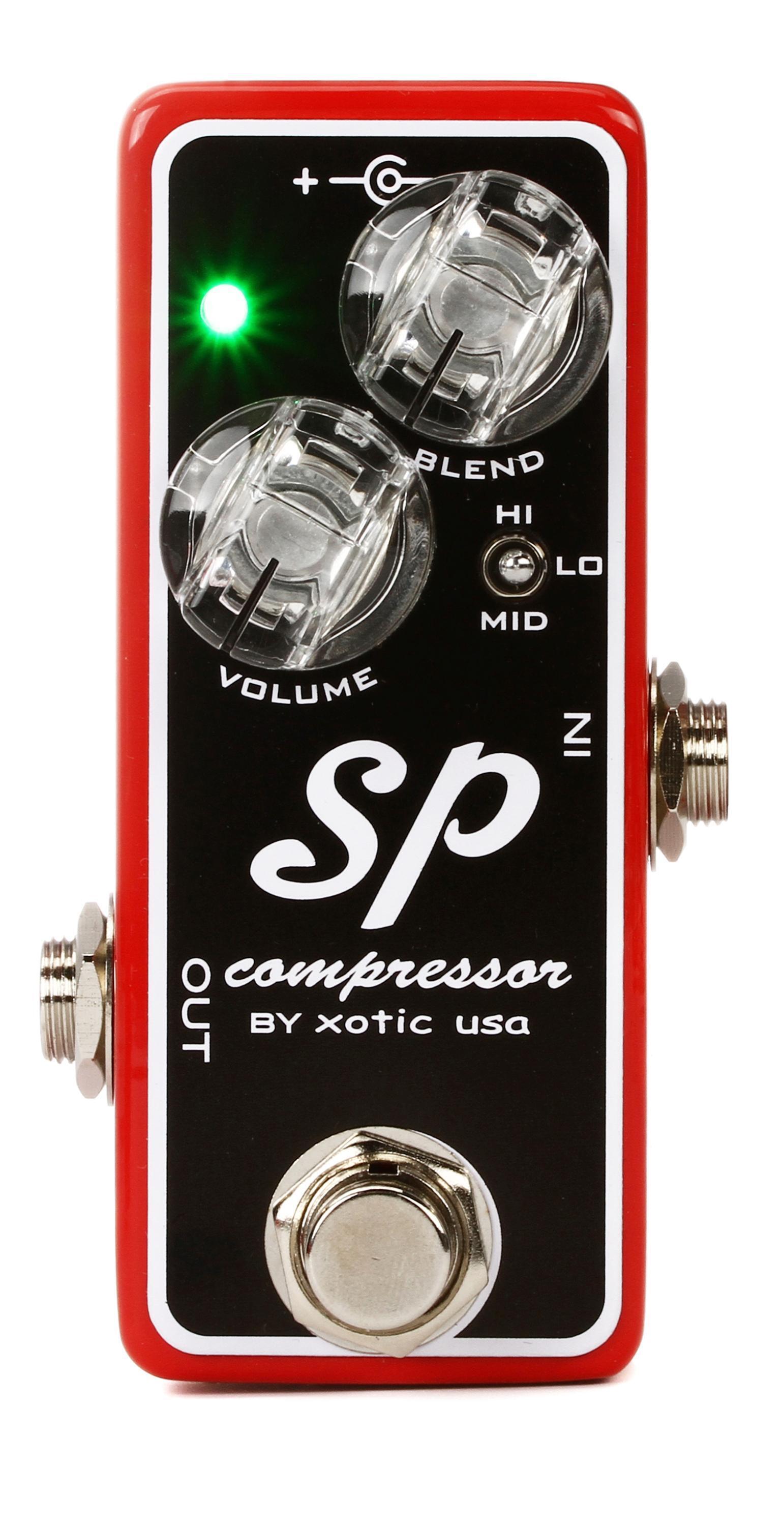 Xotic SP Compressor Pedal Limited Edition Red Reviews | Sweetwater