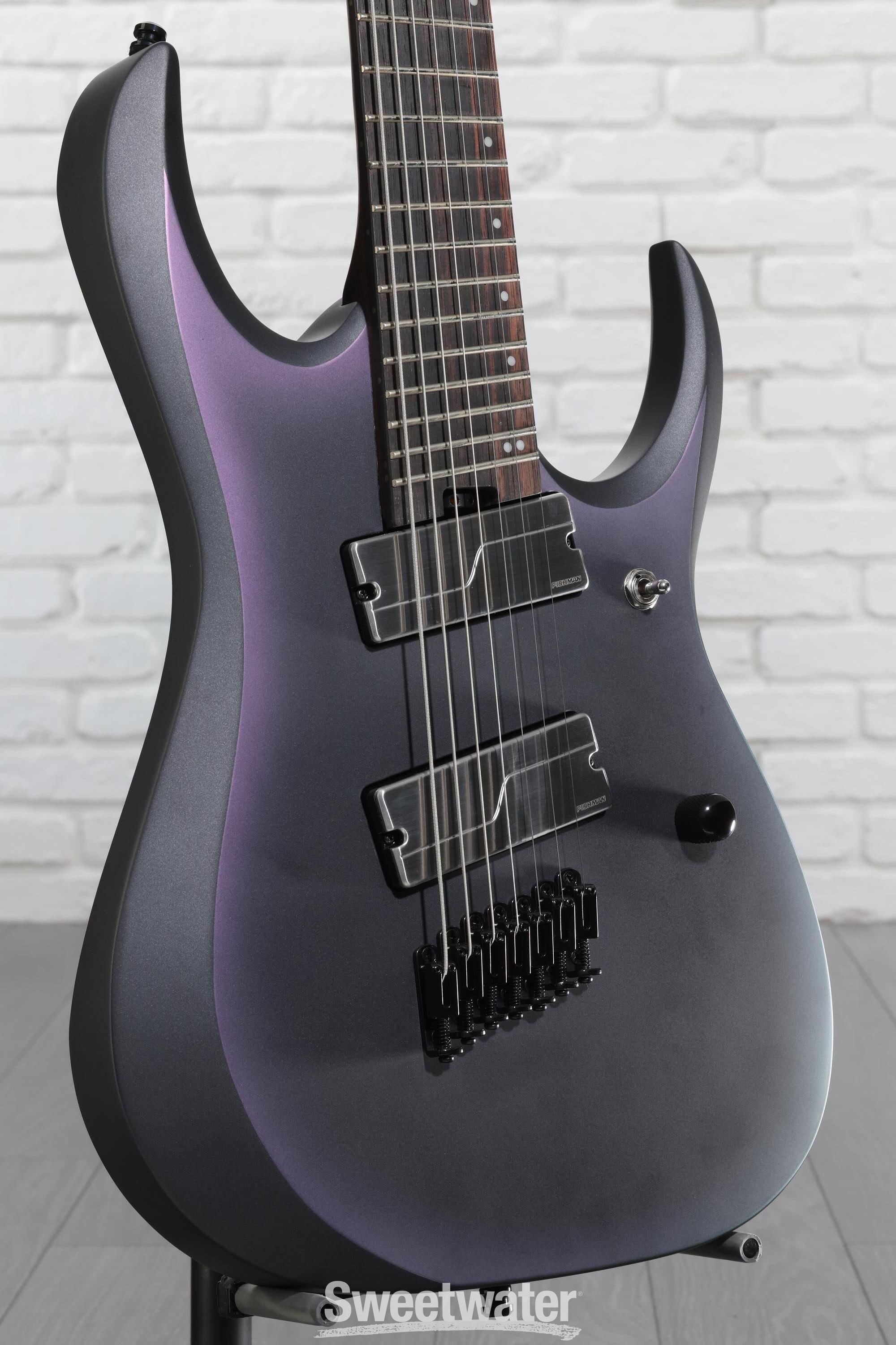 Ibanez Axion Label RGD71ALMS - Black Aurora Burst Matte | Sweetwater