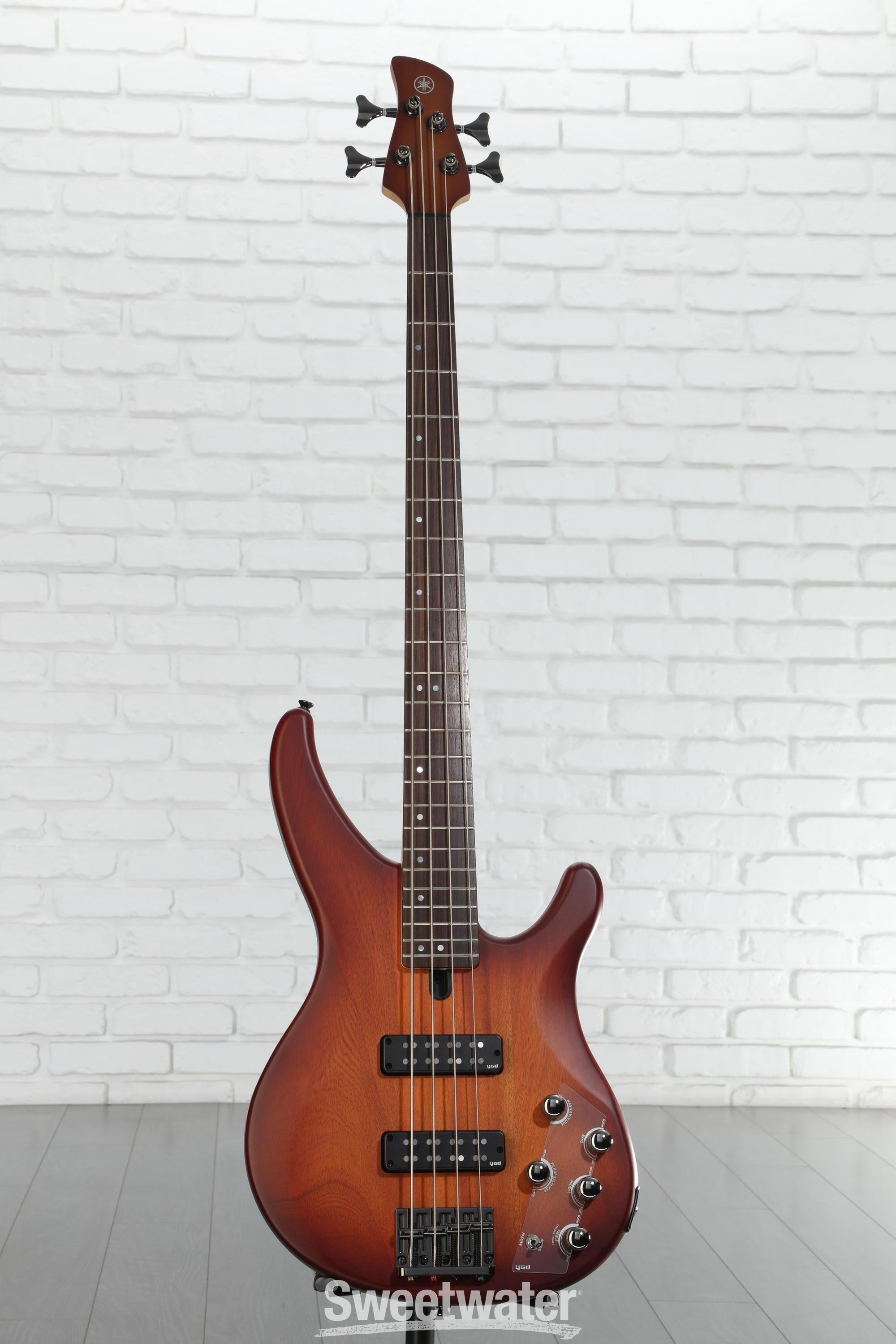 Yamaha TRBX504 4-string Bass Guitar - Brick Burst | Sweetwater