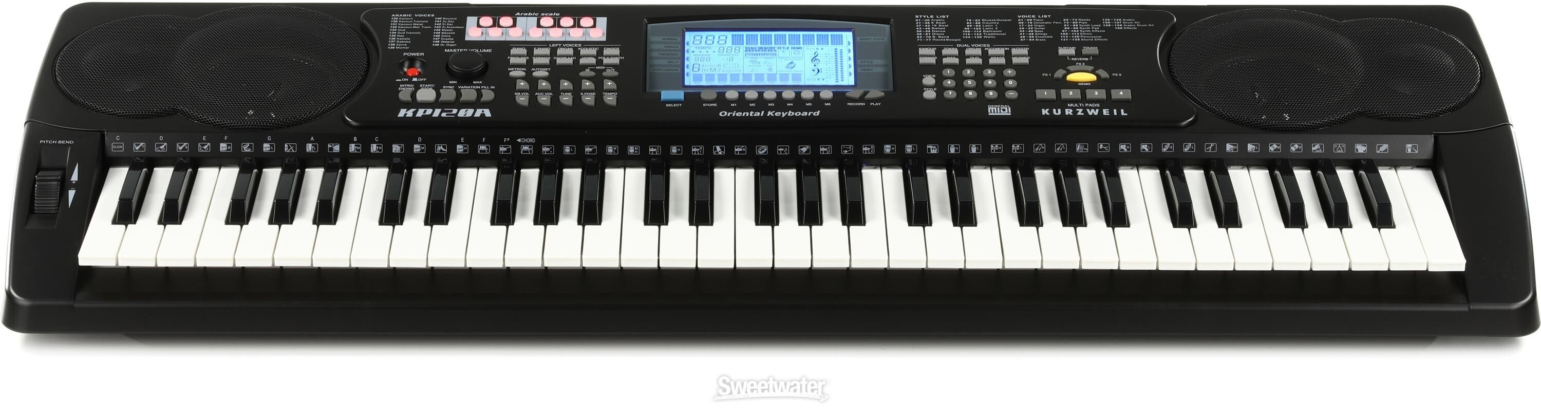 Kurzweil KP120A 61-key Portable Arranger | Sweetwater
