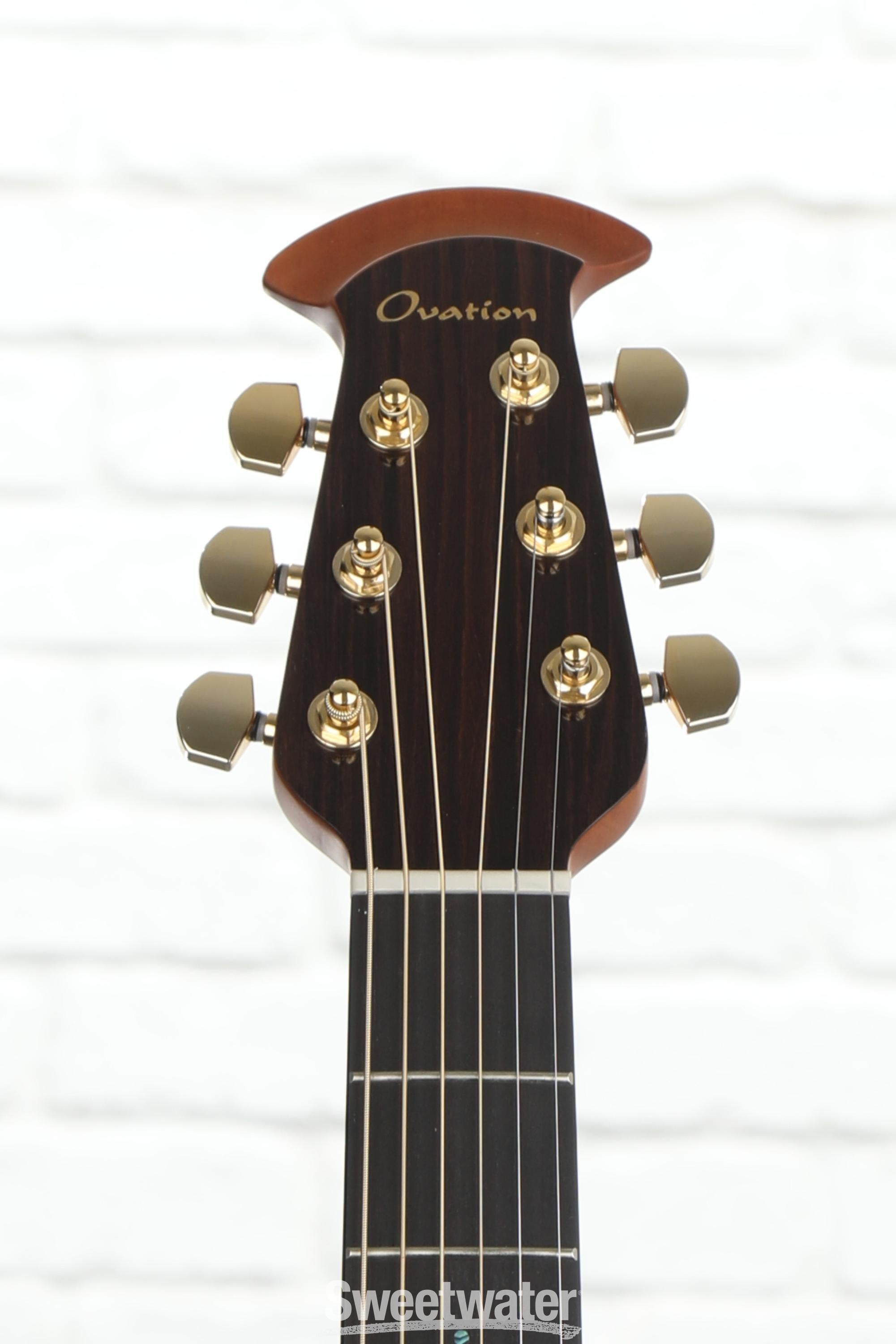 Ovation Celebrity Elite Plus CE44P-SM Mid-Depth Acoustic-Electric