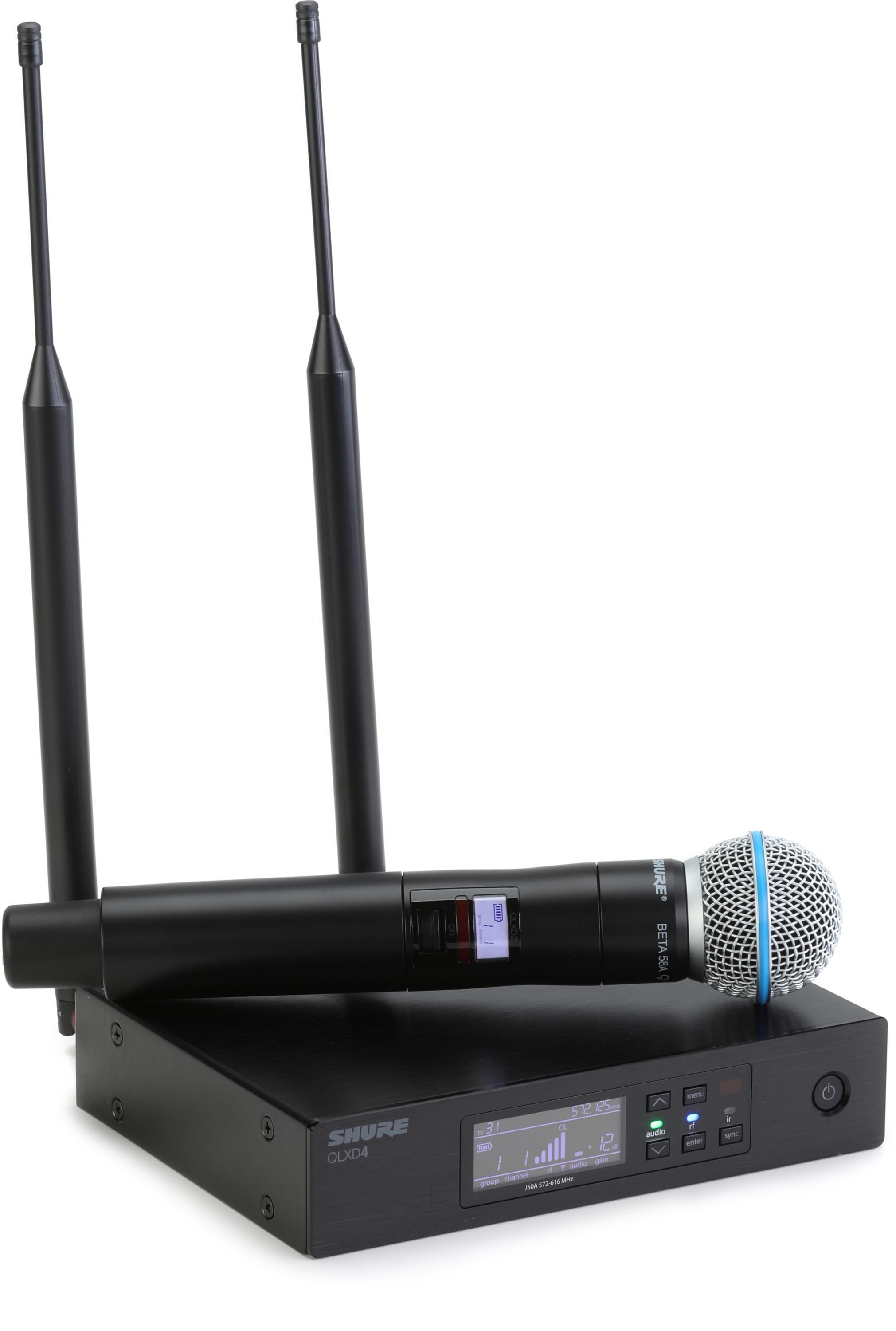 Shure QLXD24 B58 Digital Wireless Handheld Microphone System