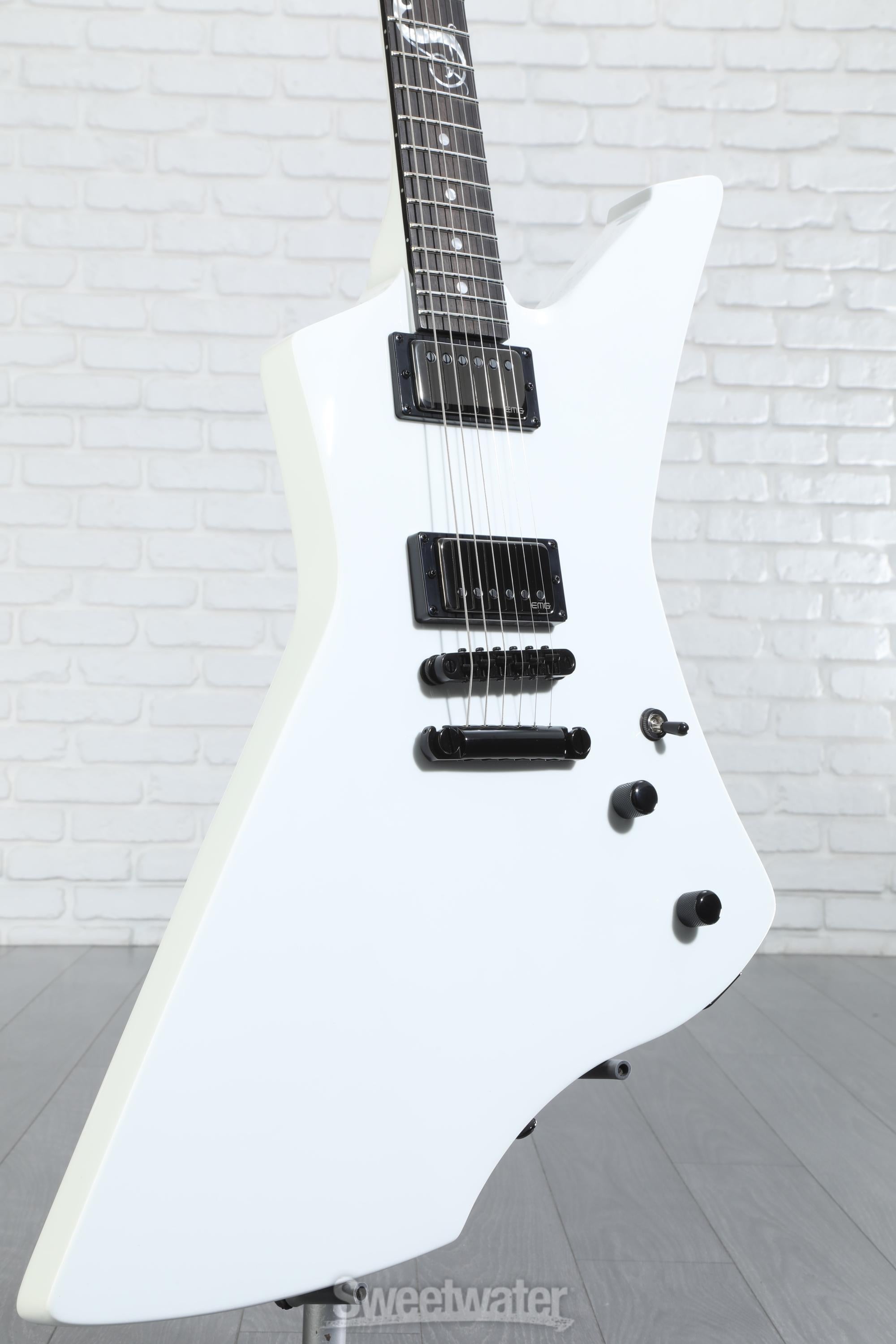 ESP LTD James Hetfield Signature Snakebyte - Snow White | Sweetwater