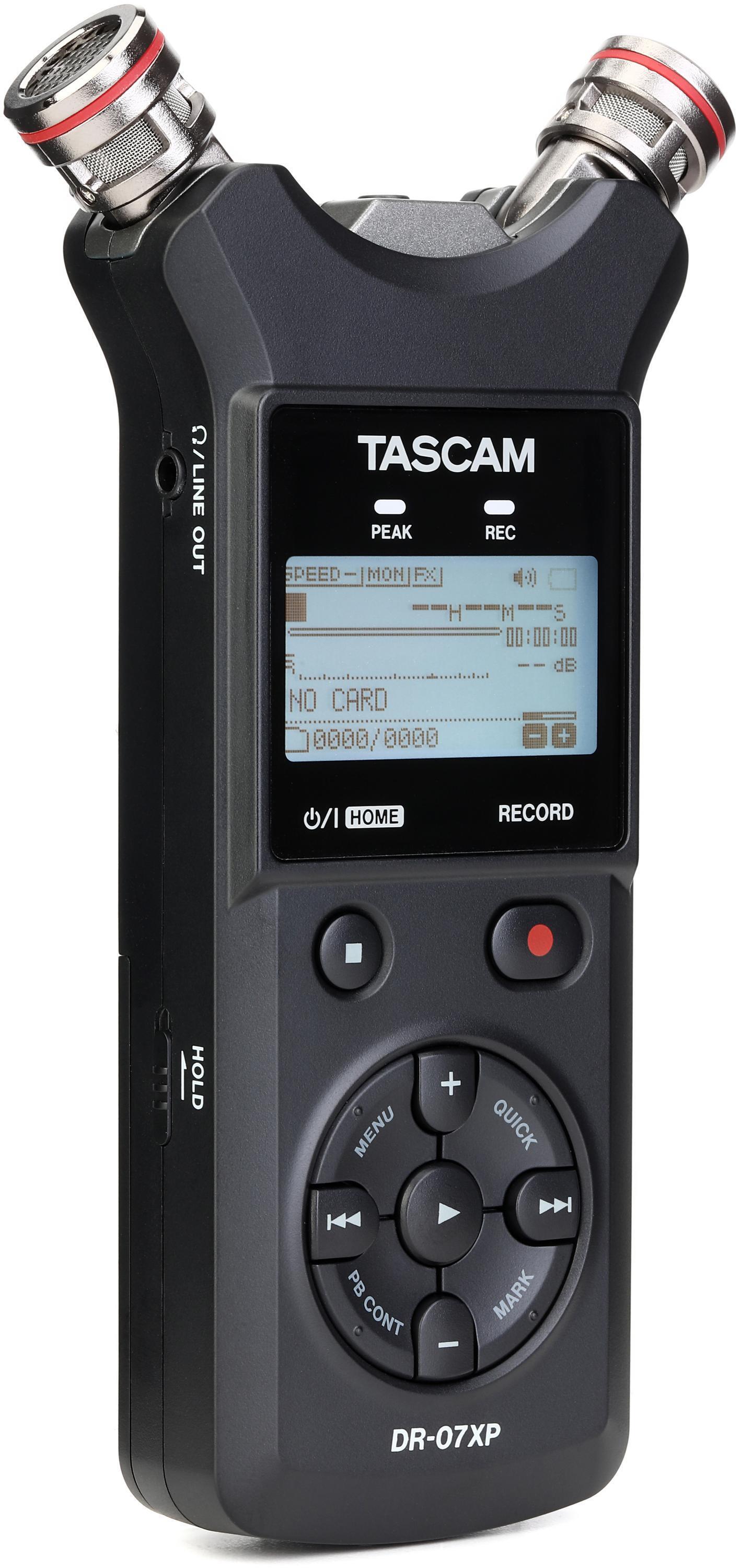 TASCAM DR-07X Stereo Handheld Recorder | Sweetwater