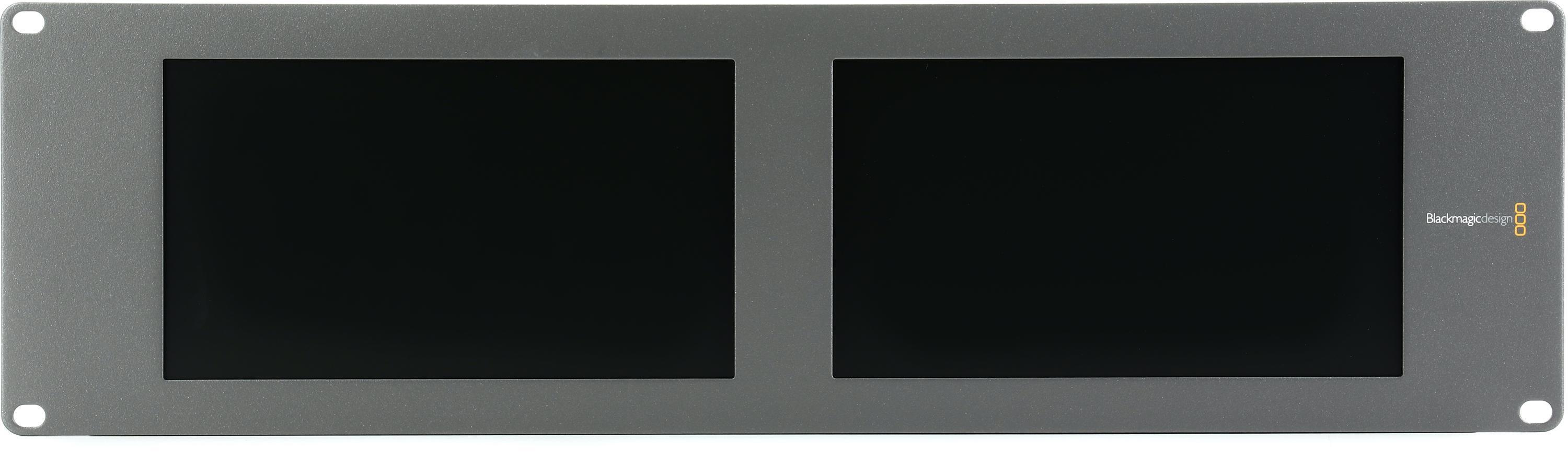 Blackmagic Design SmartView Duo 2 Dual 8-inch Intelligent 6G-SDI Rack  Monitors