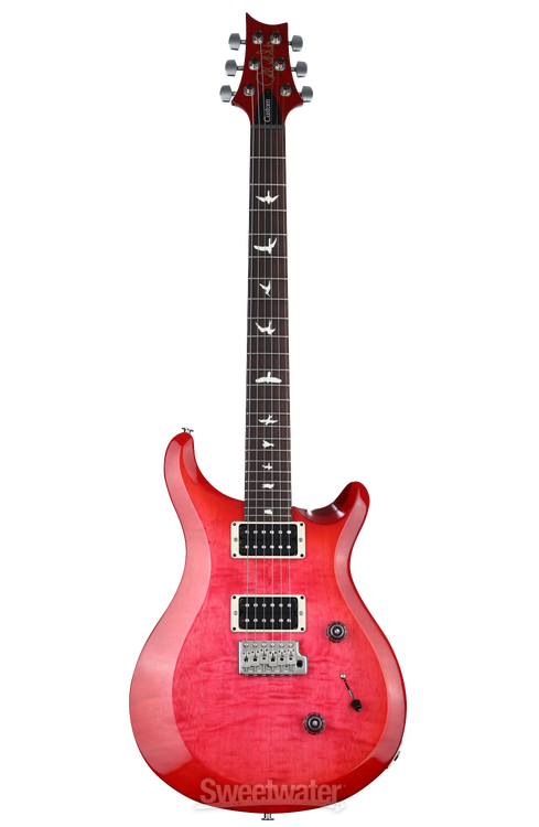 PRS S2 Custom 24 Electric Guitar - Bonnie Pink/Cherry Burst