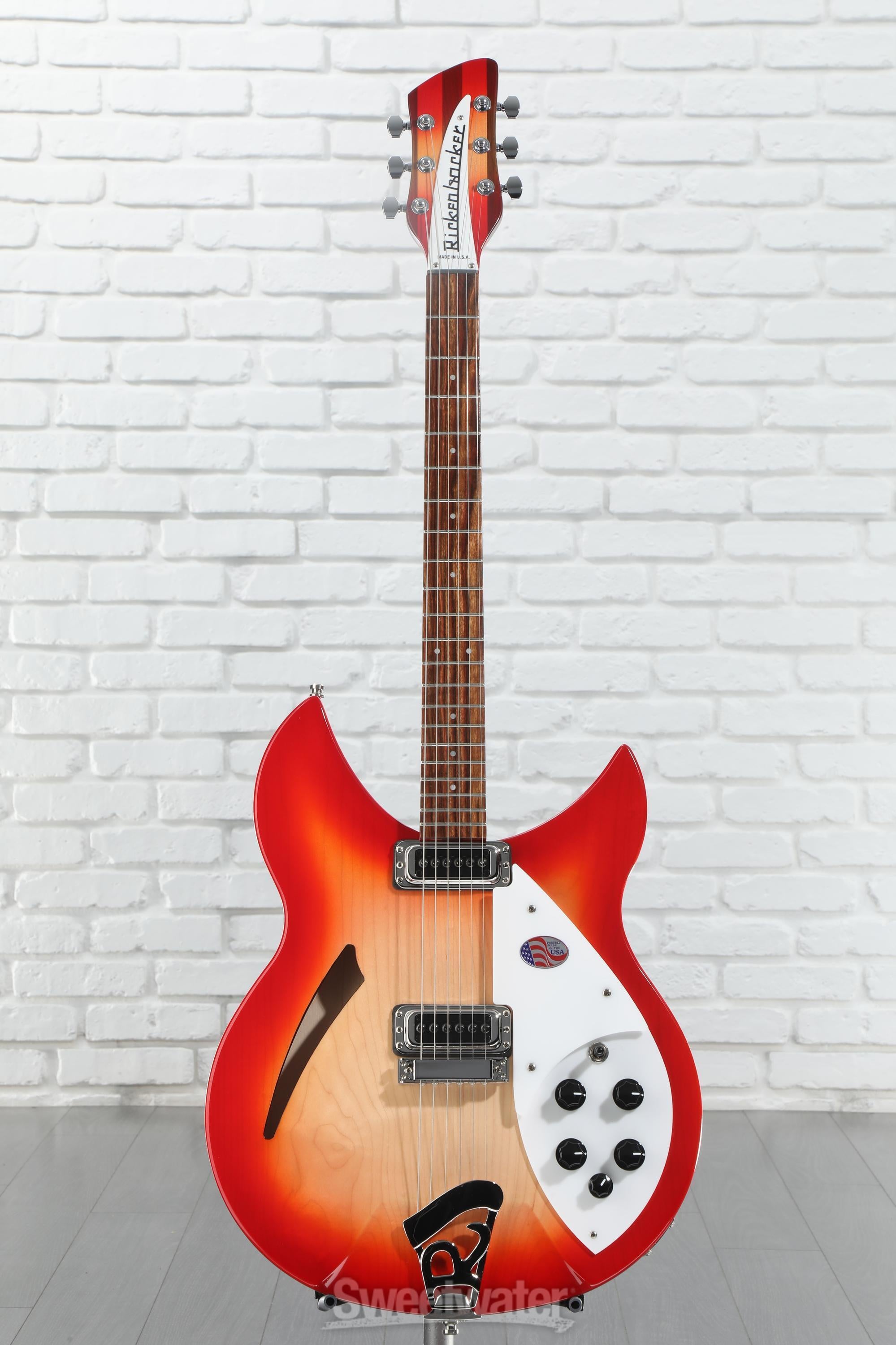 Platinum Rickenbacker 330/12 Electric Guitar Fireglo