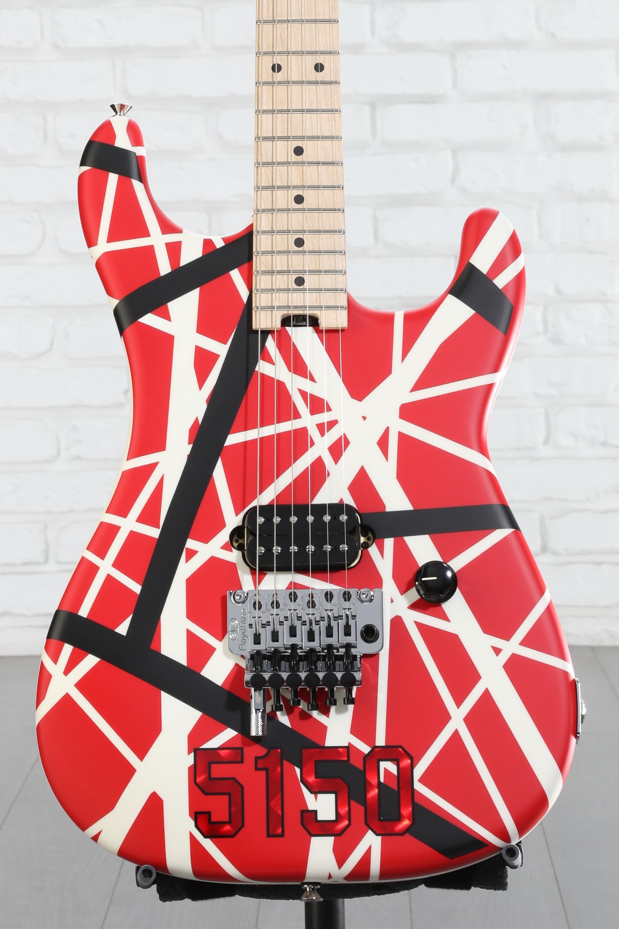 EVH Striped Series 5150 - Red, Black and White Reviews | Sweetwater