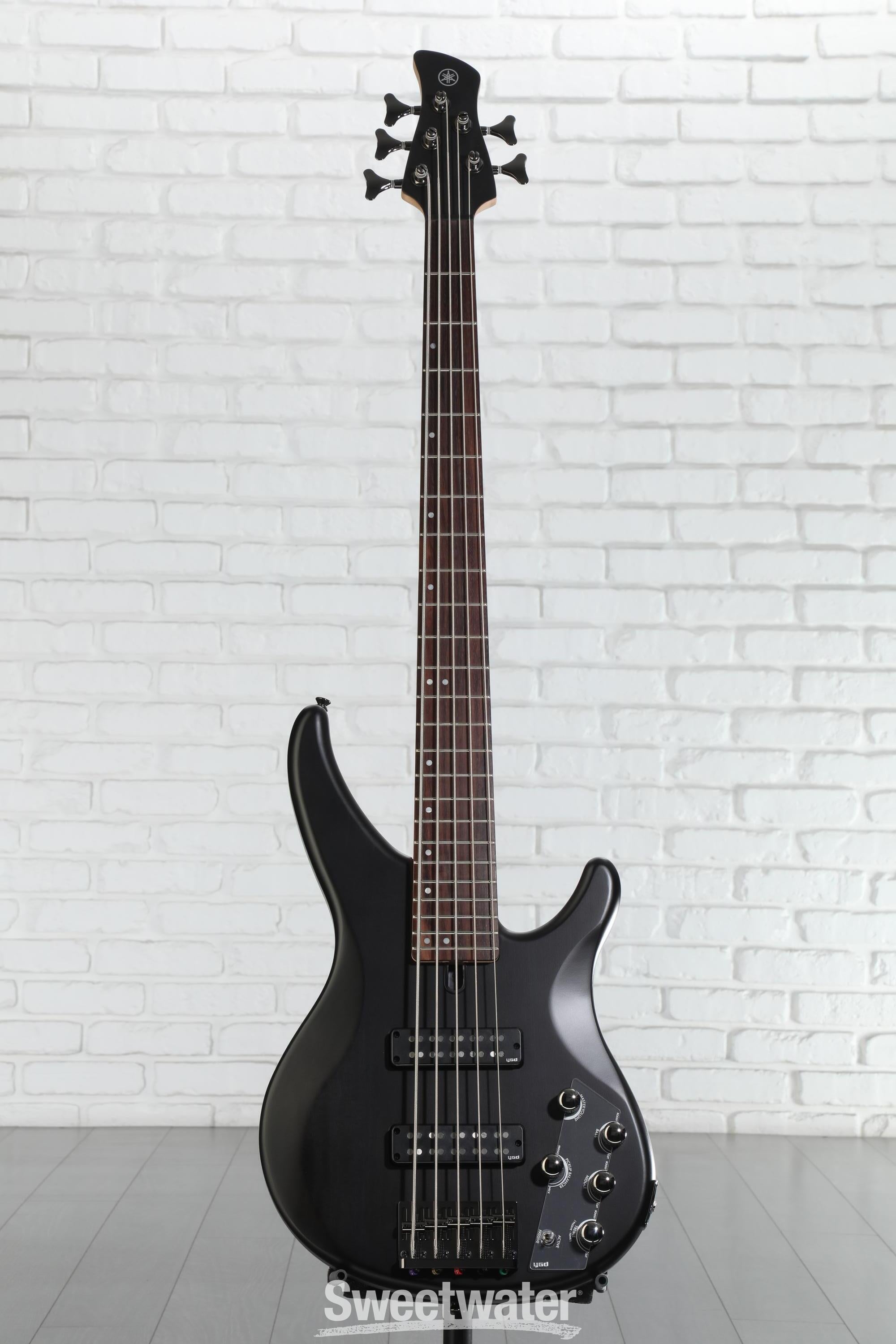 Yamaha TRBX505 5-string Bass Guitar - Translucent Black | Sweetwater