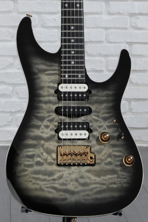 Ibanez Premium AZ47P1QM Electric Guitar - Black Ice Burst